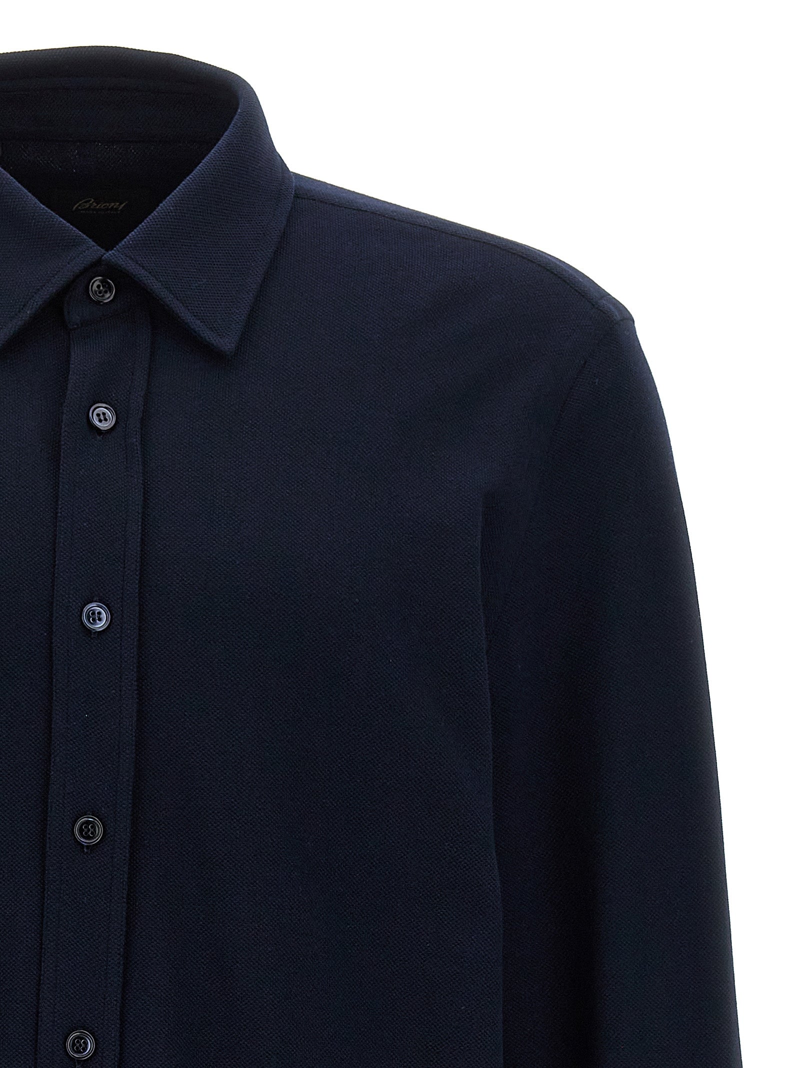 Brioni Cotton Piquet Shirt