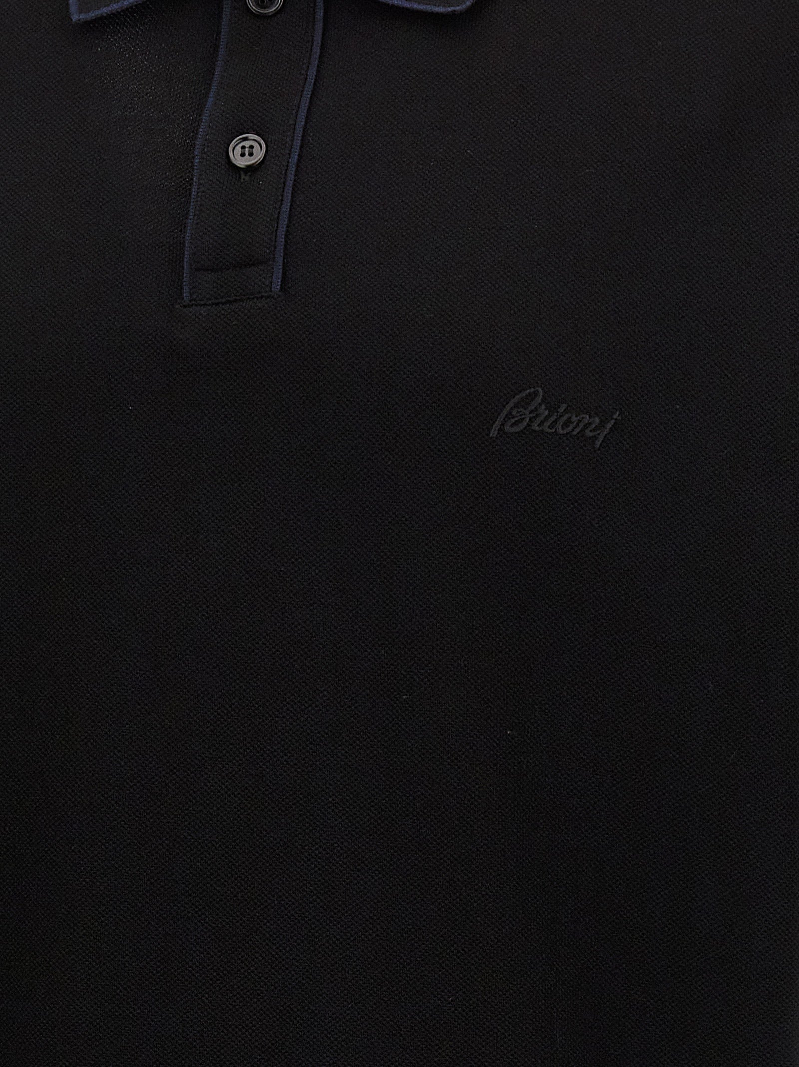 Brioni Logo Embroidery Polo Shirt