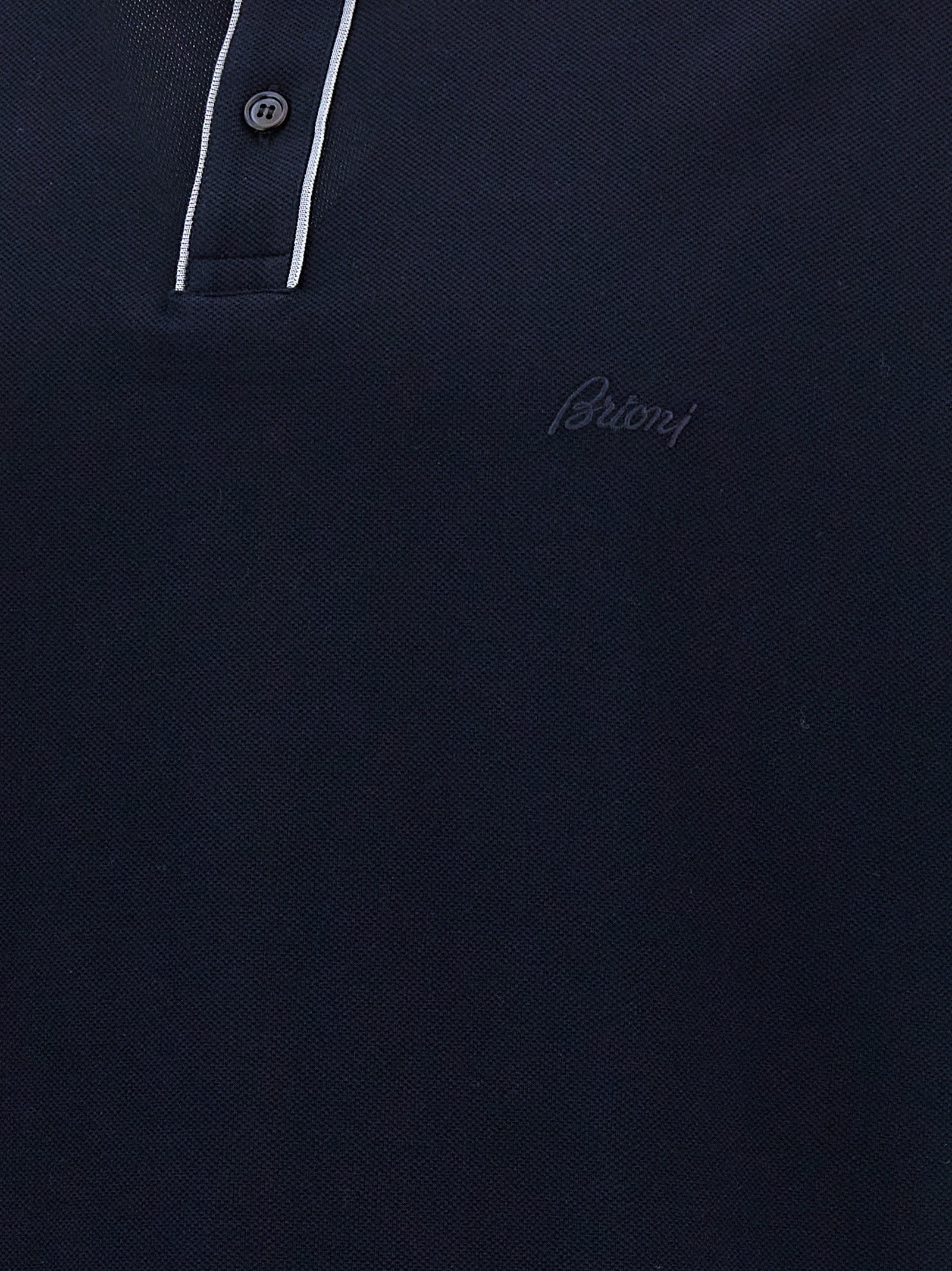 Brioni Logo Embroidery Polo Shirt