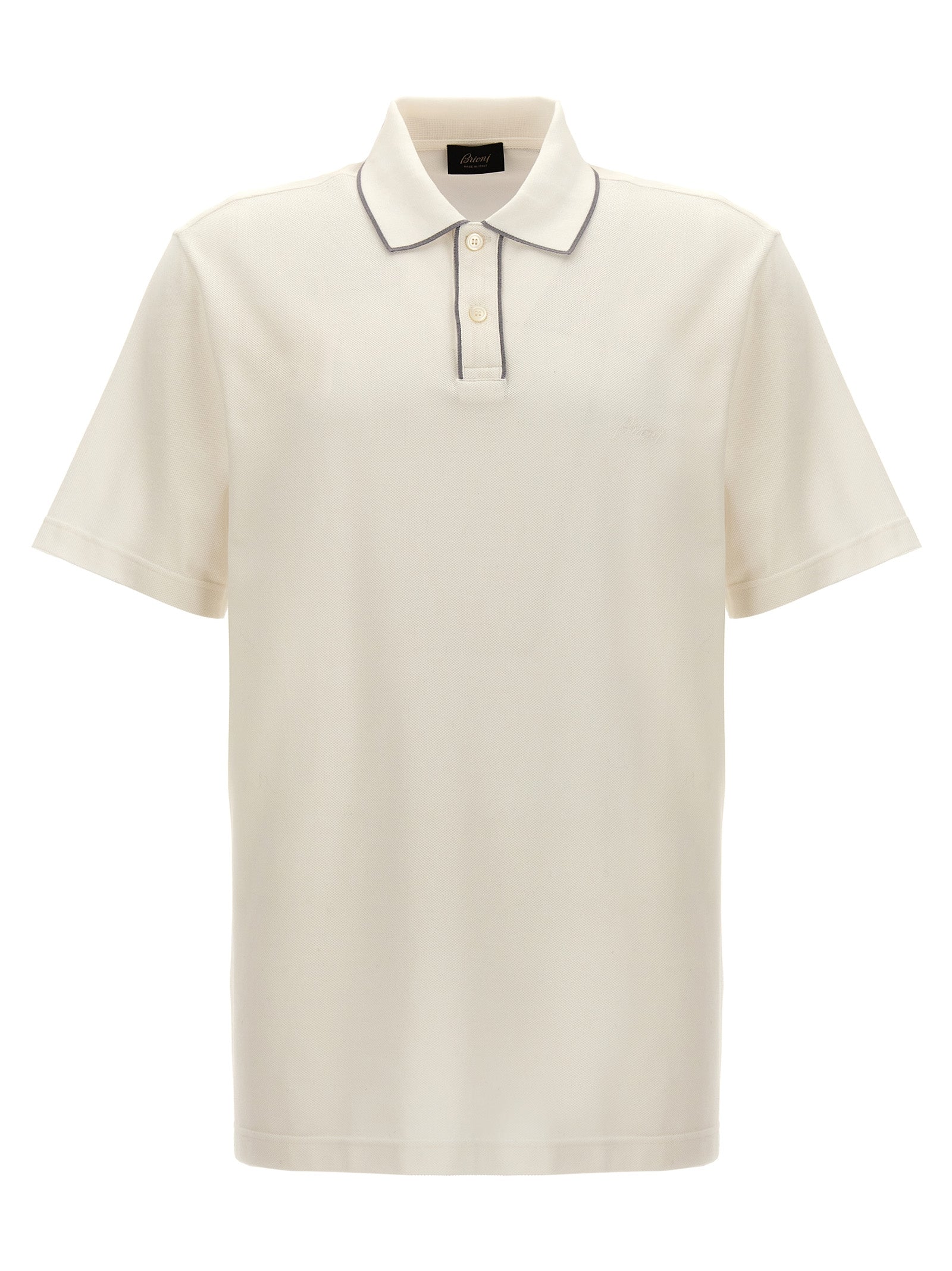 Brioni Logo Embroidery Polo Shirt