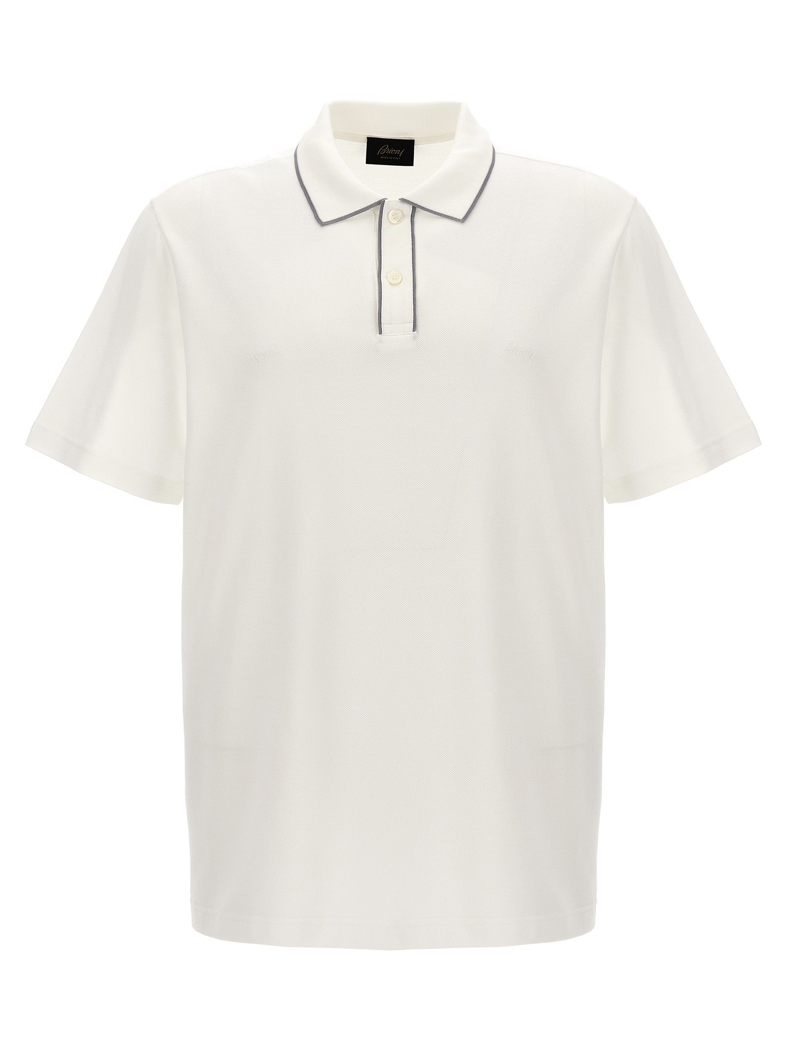 Brioni Logo Embroidery Polo Shirt