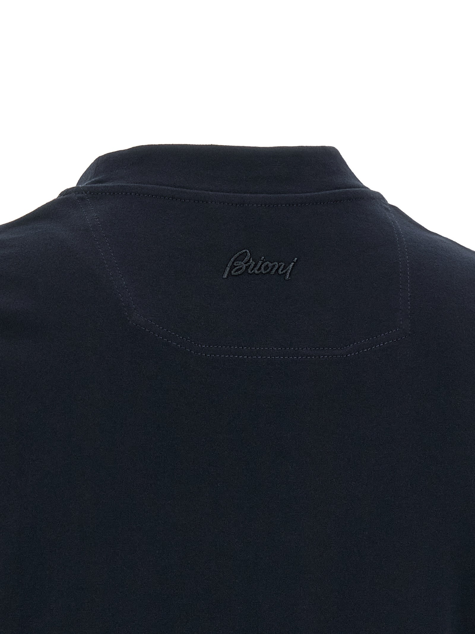 Brioni Logo Embroidery T-Shirt