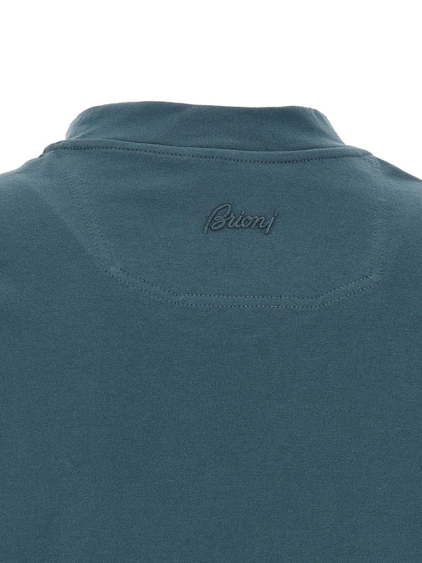 Brioni Logo Embroidery T-Shirt