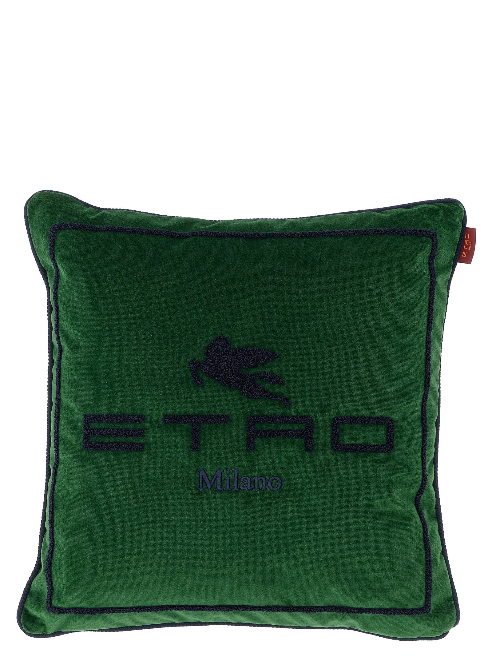 Etro Home Spunga Logo Cushion