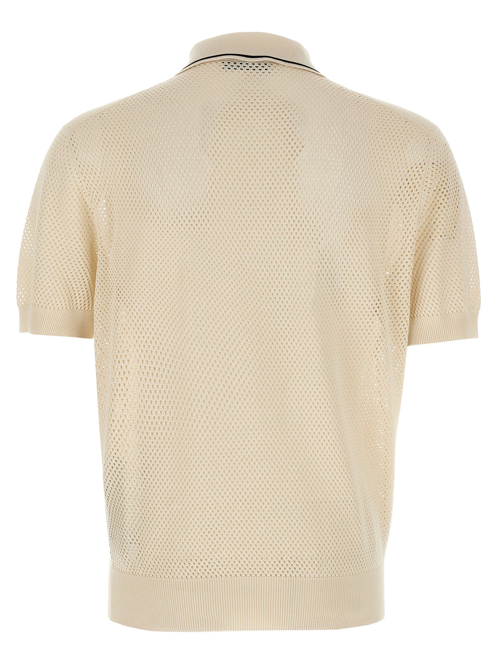 Prada Openwork Polo Shirt