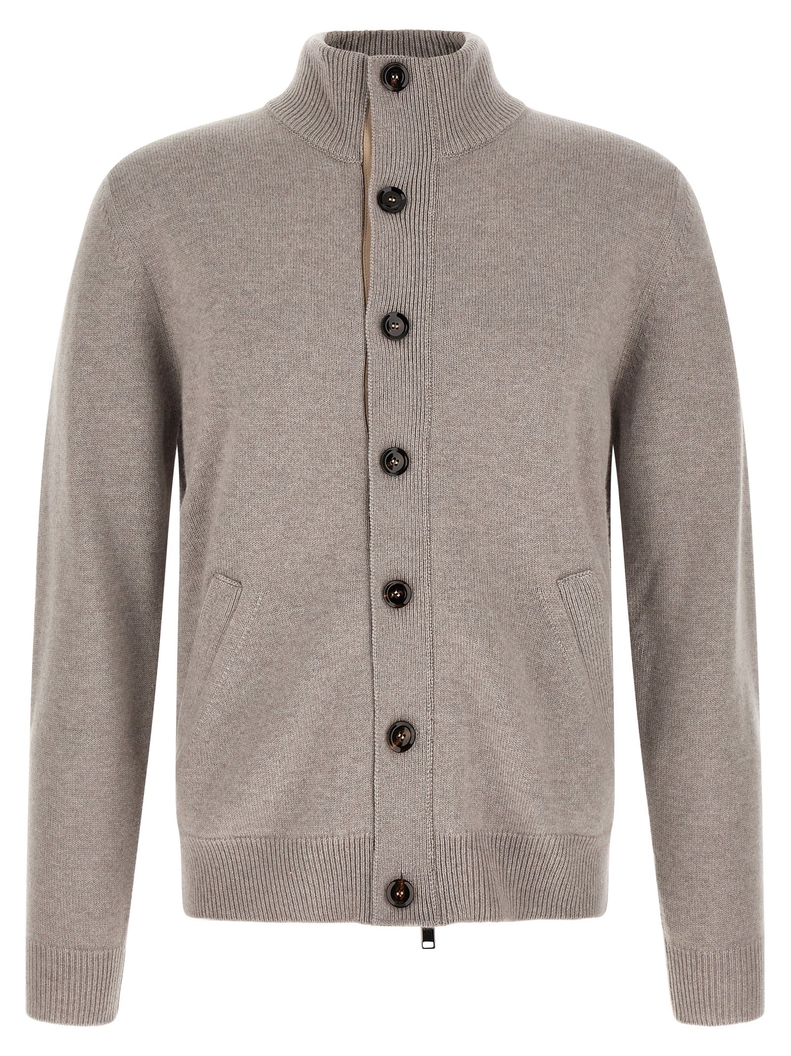 Brioni Cardigan With Price List Collar
