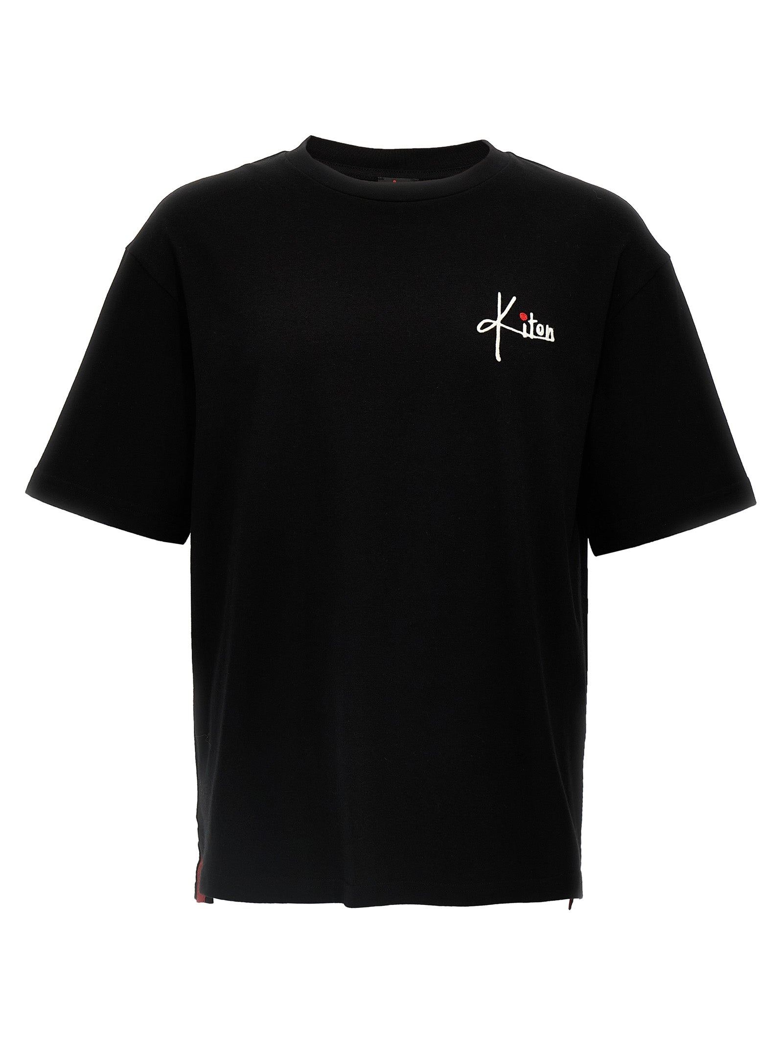 Kiton Embroidery Logo T-Shirt