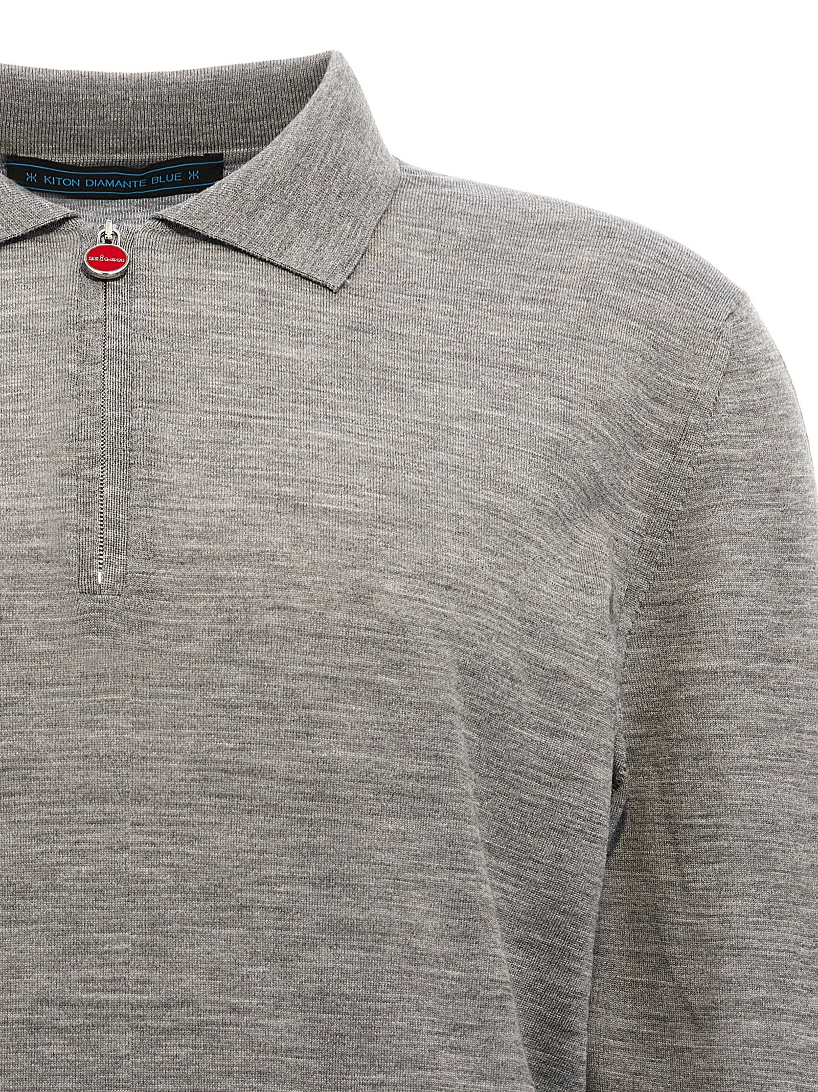 Kiton Wool Polo Shirt