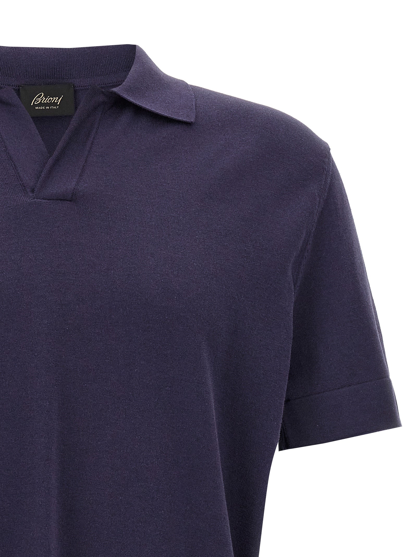 Brioni Knitted Polo Shirt