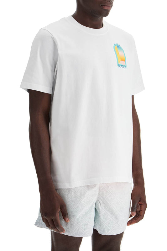 Casablanca Colorful Rainbow Arc T White