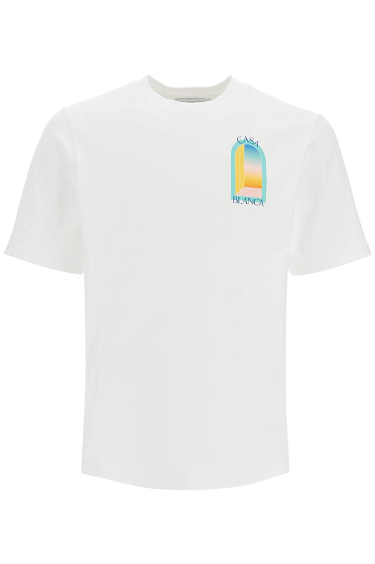 Casablanca Colorful Rainbow Arc T White