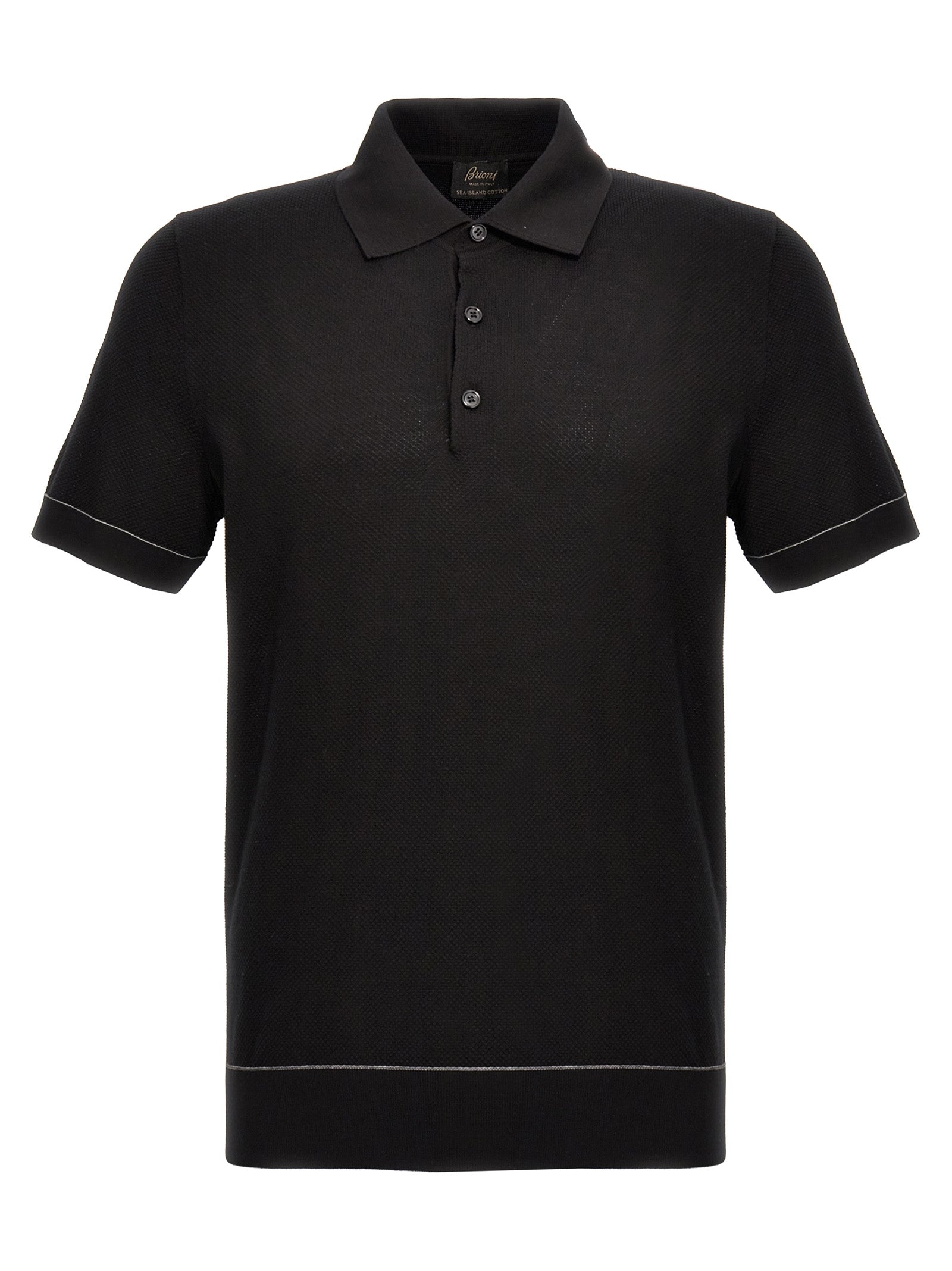 Brioni Textured Polo Shirt