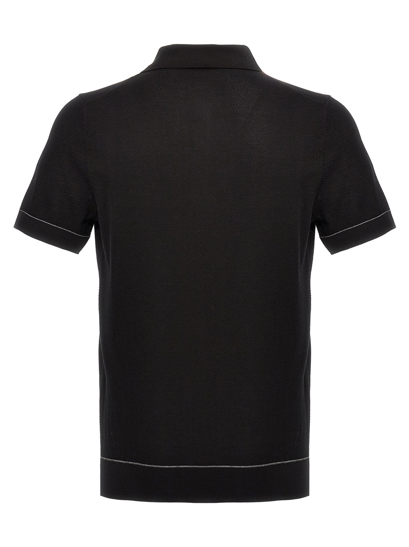 Brioni Textured Polo Shirt