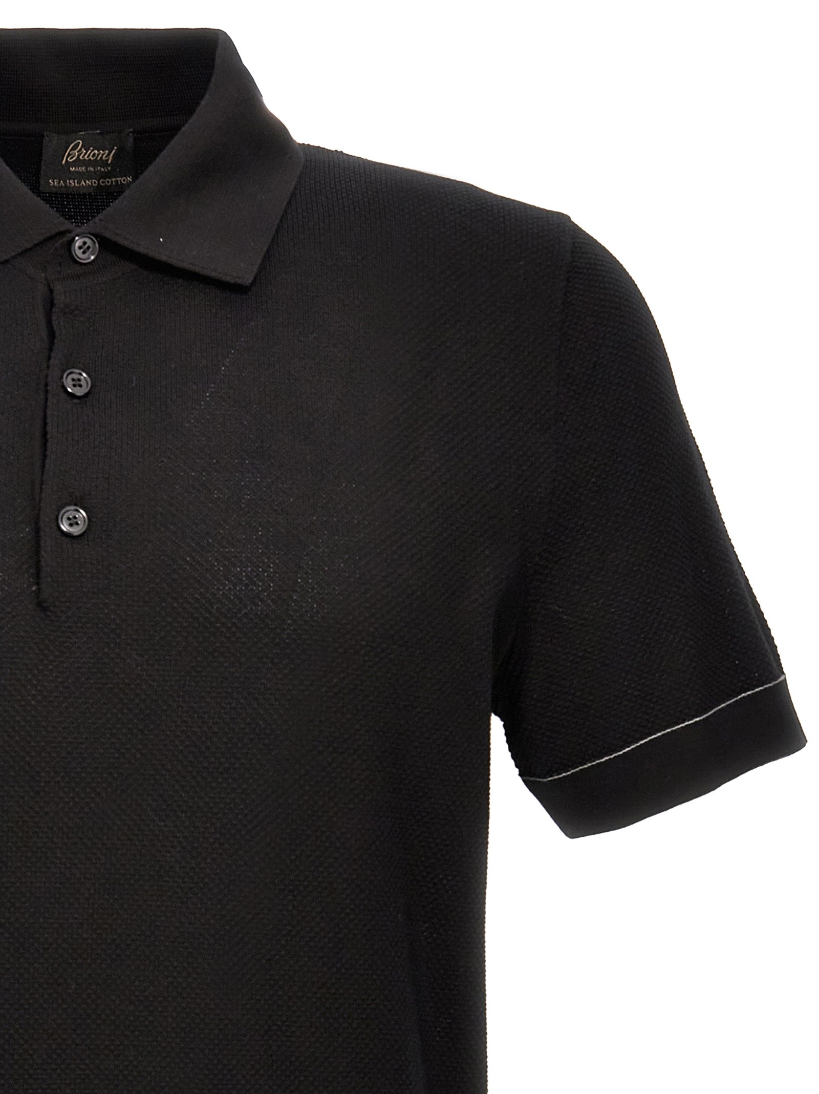 Brioni Textured Polo Shirt