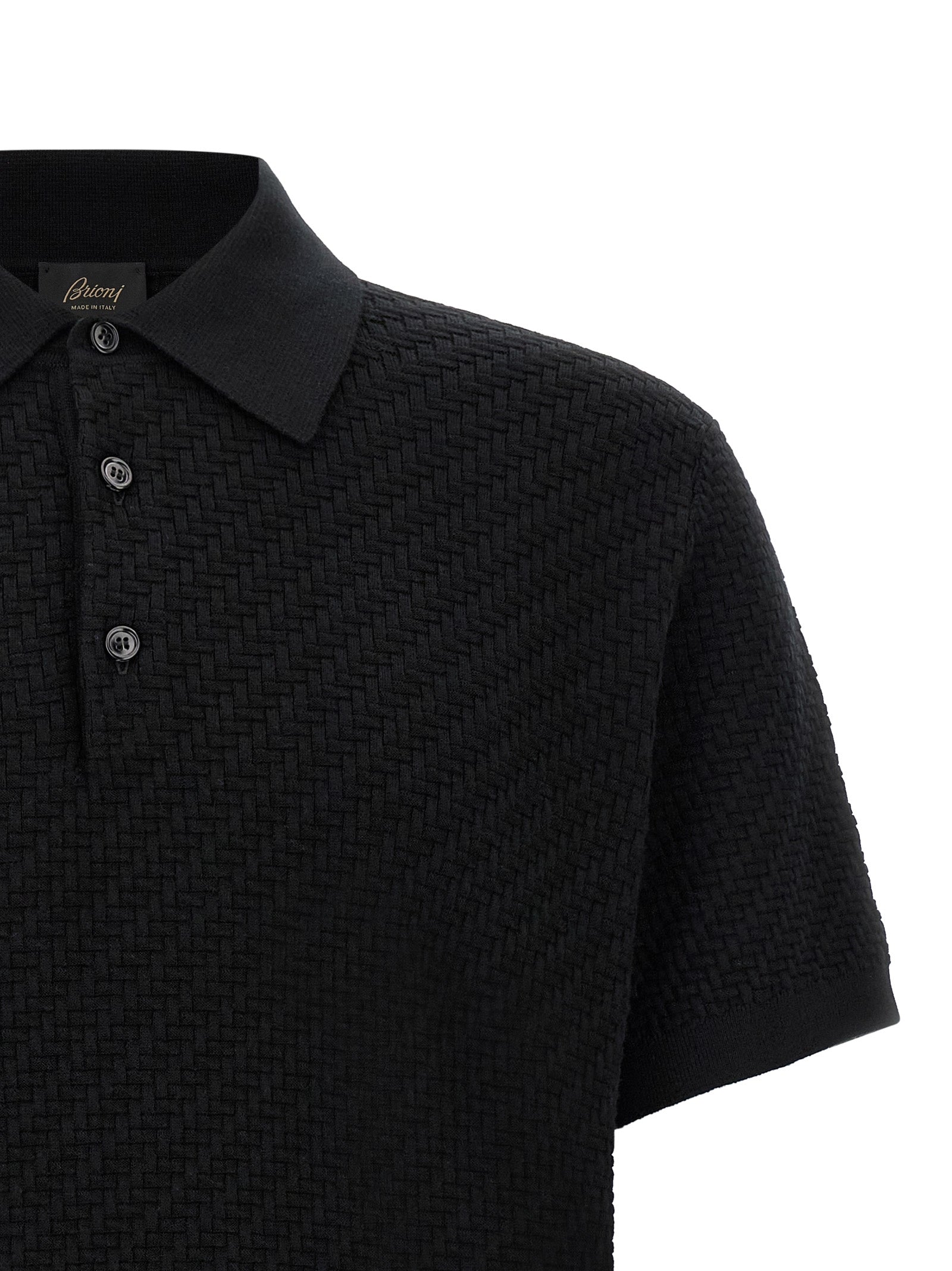 Brioni 'Trama' Weaving Polo
