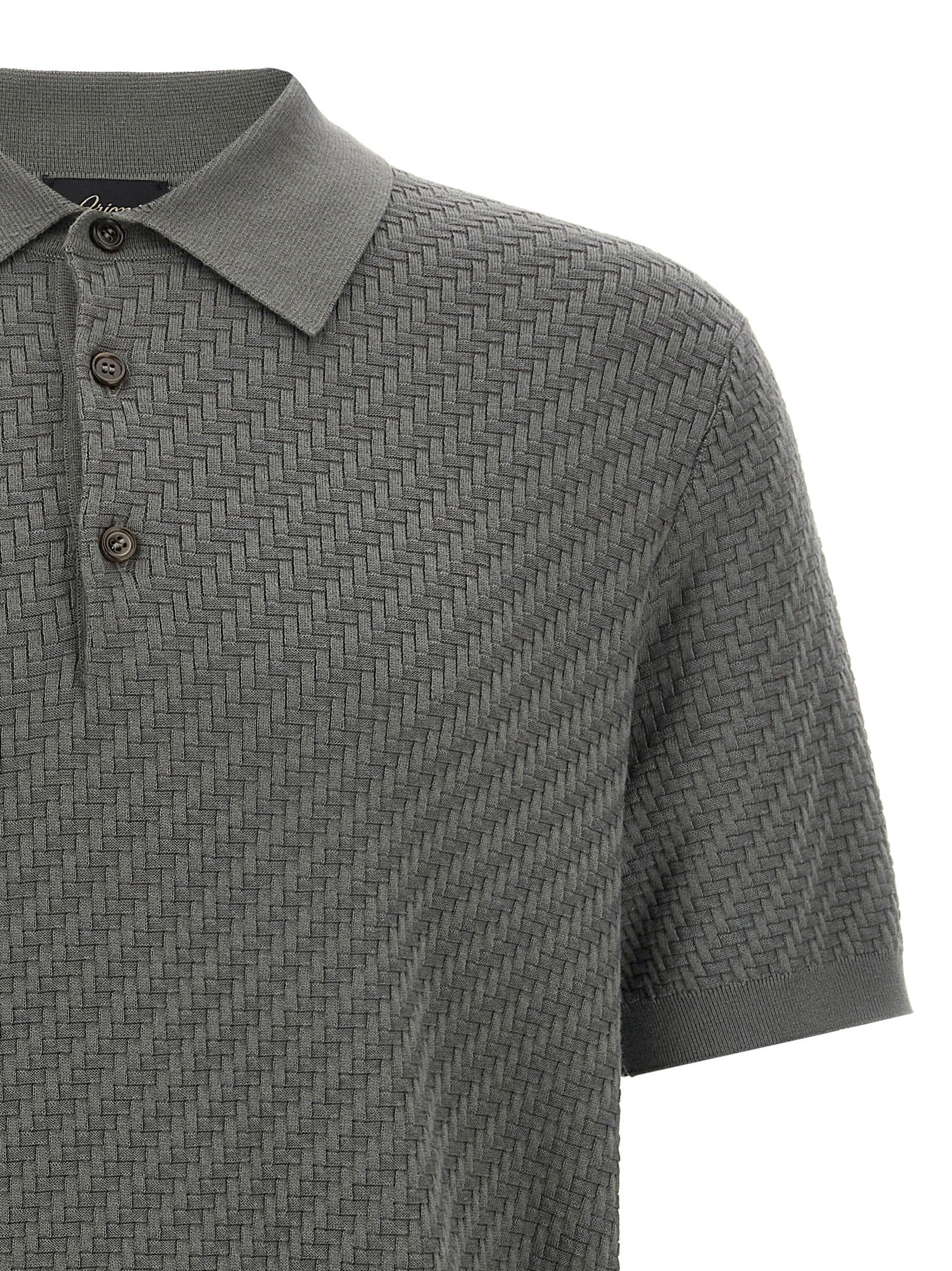 Brioni Knitted Polo Shirt