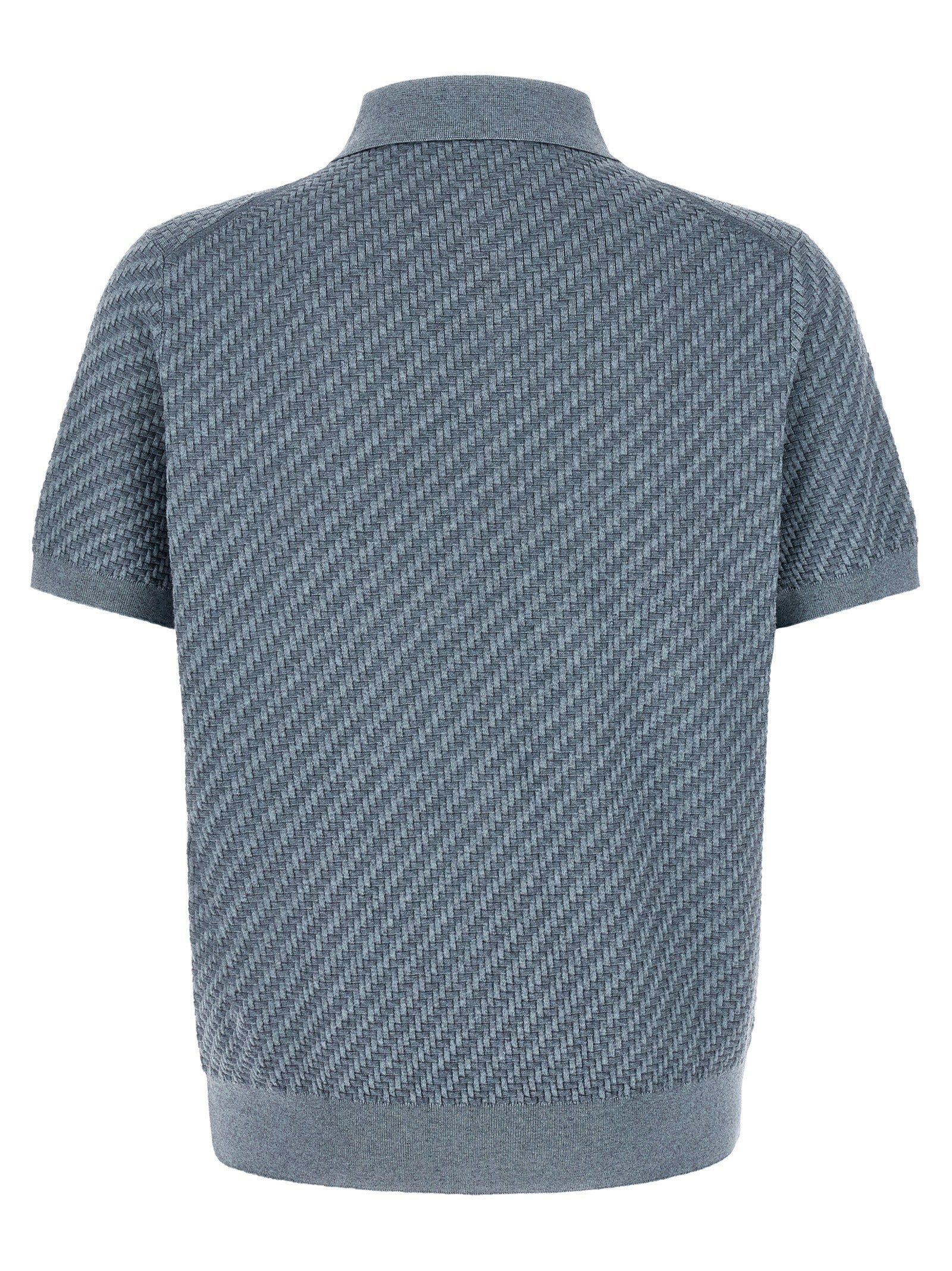 Brioni 'Trama' Weaving Polo