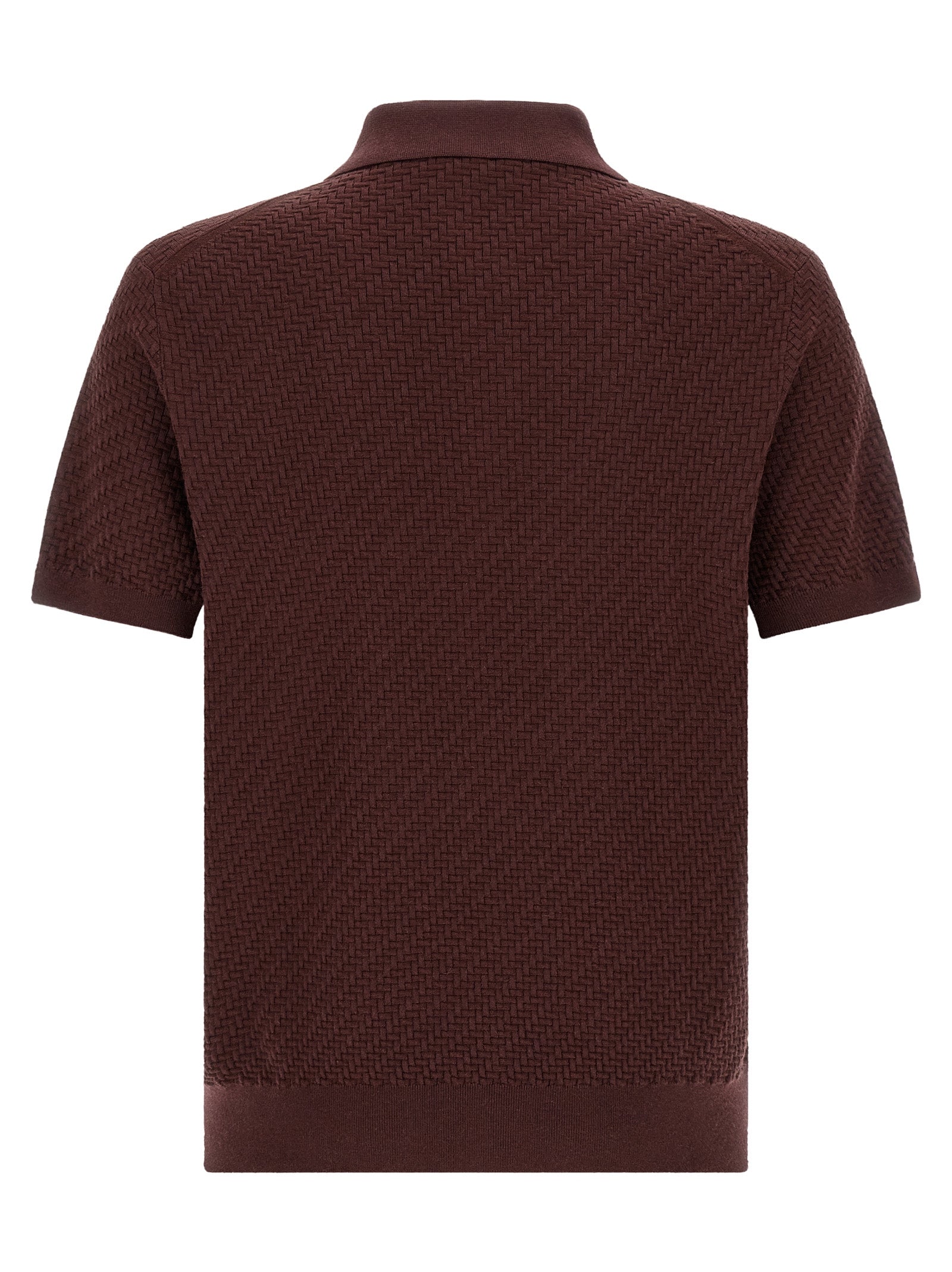 Brioni 'Trama' Weaving Polo