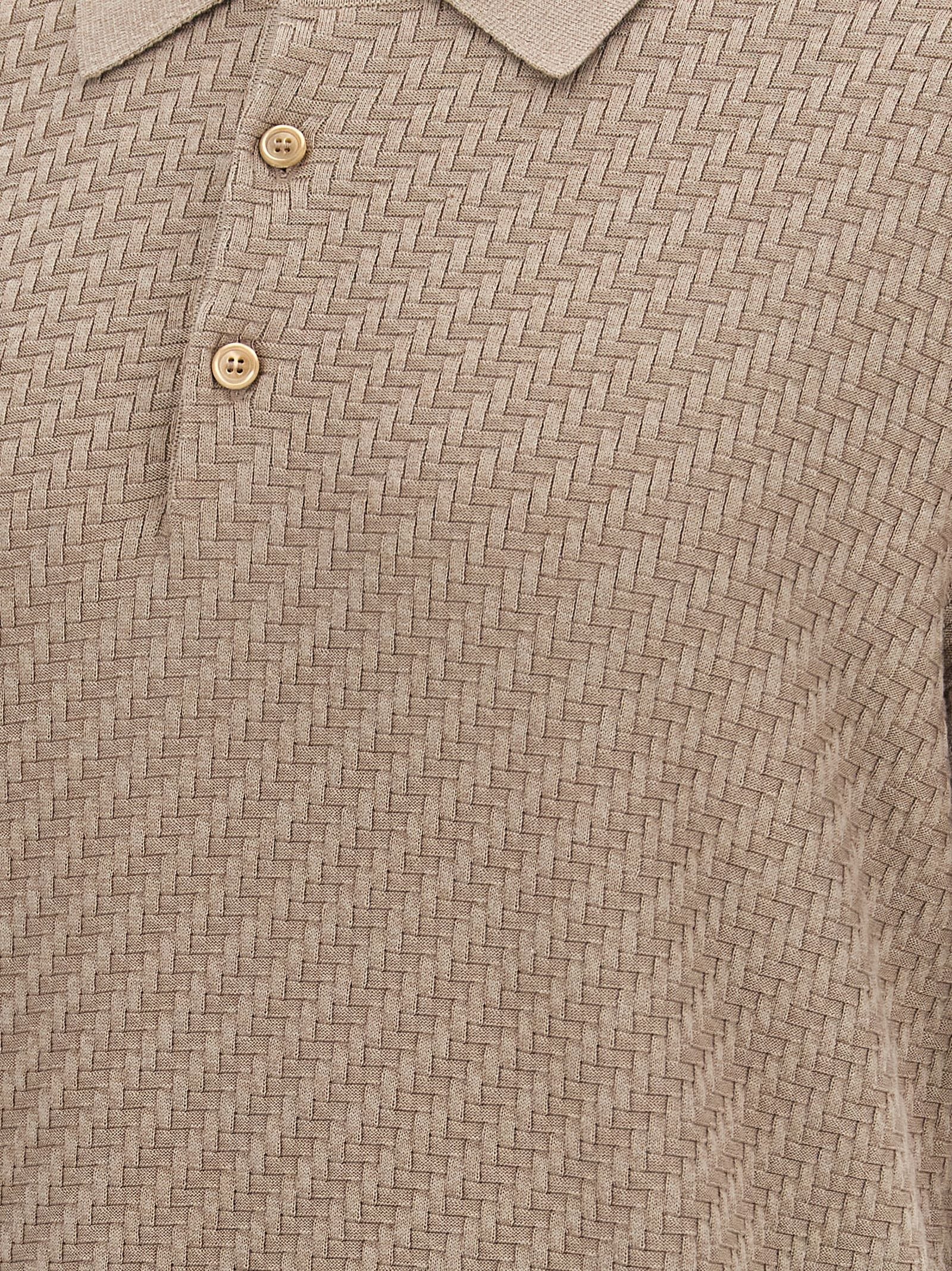 Brioni Knitted Polo Shirt