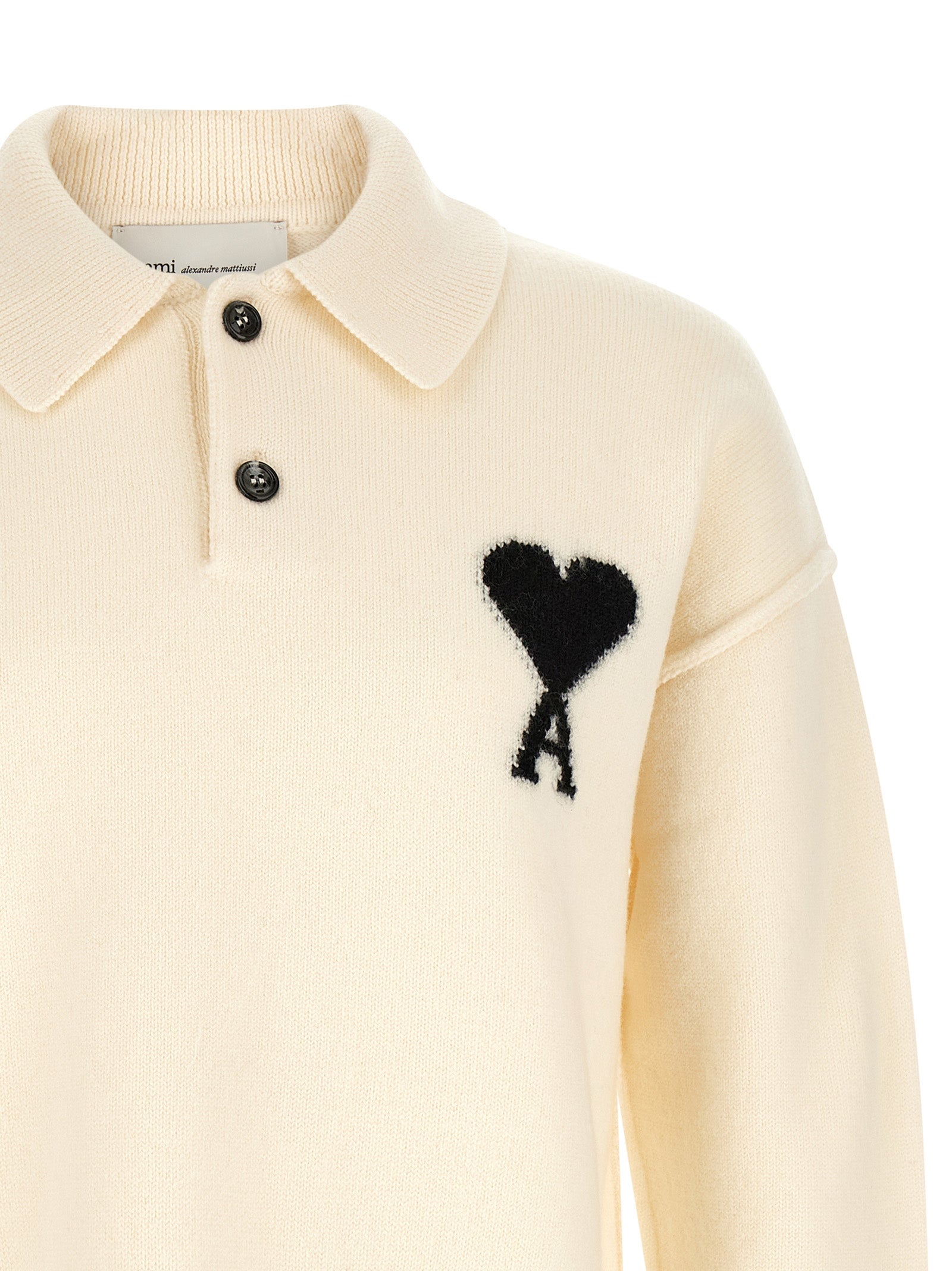 Ami Paris 'Ami De Coeur' Polo Shirt