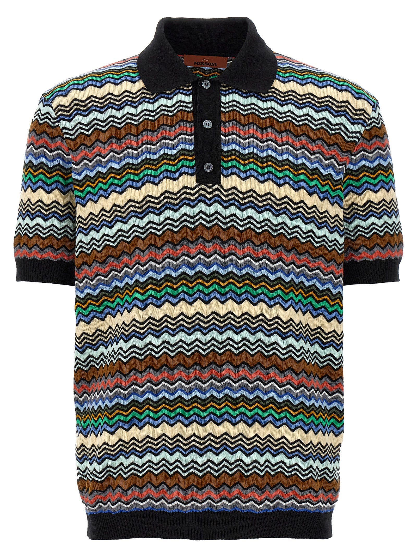 Missoni 'Zig-Zag' Polo Shirt