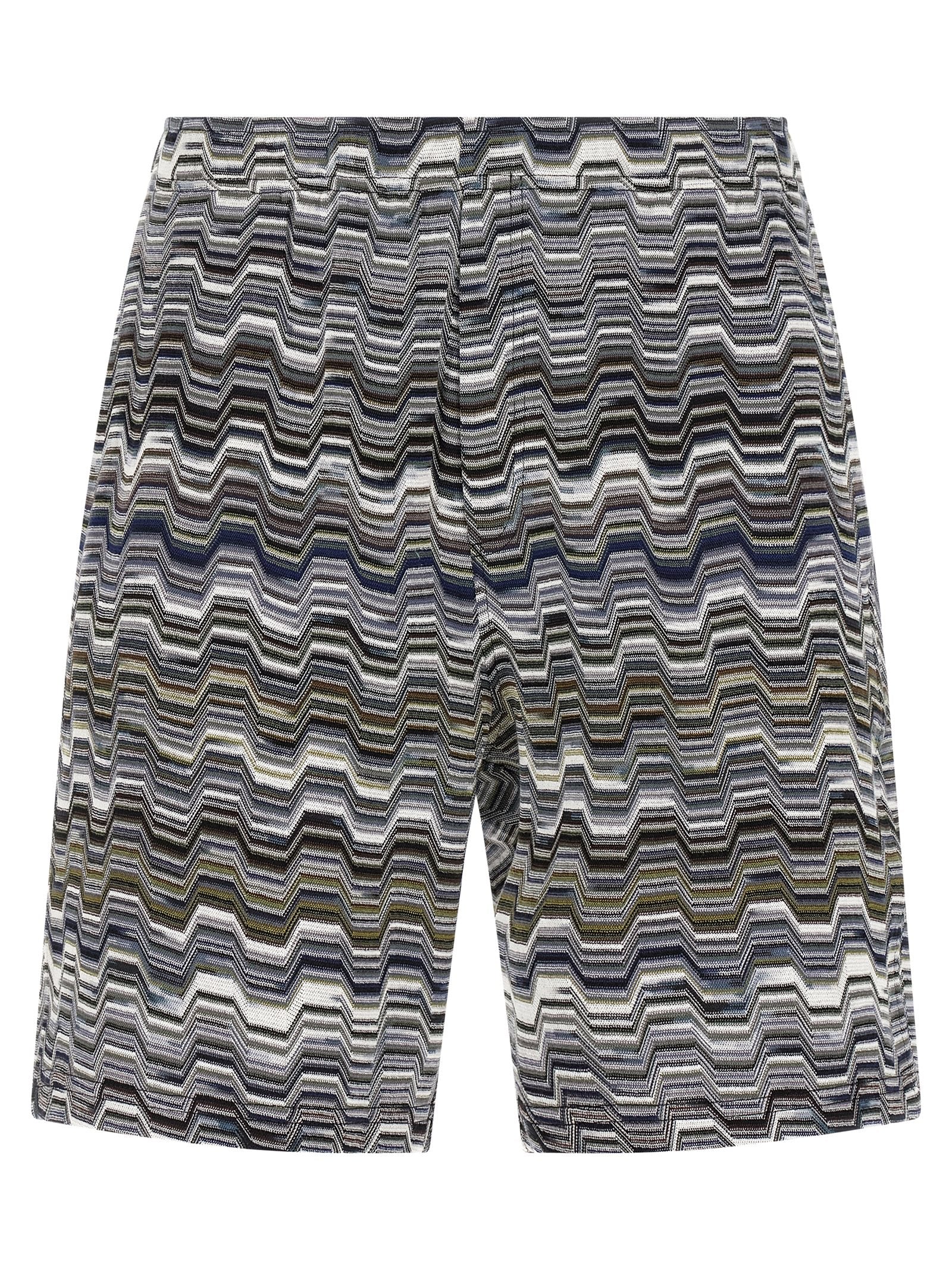 Missoni Irregular Zigzag Bermuda Shorts