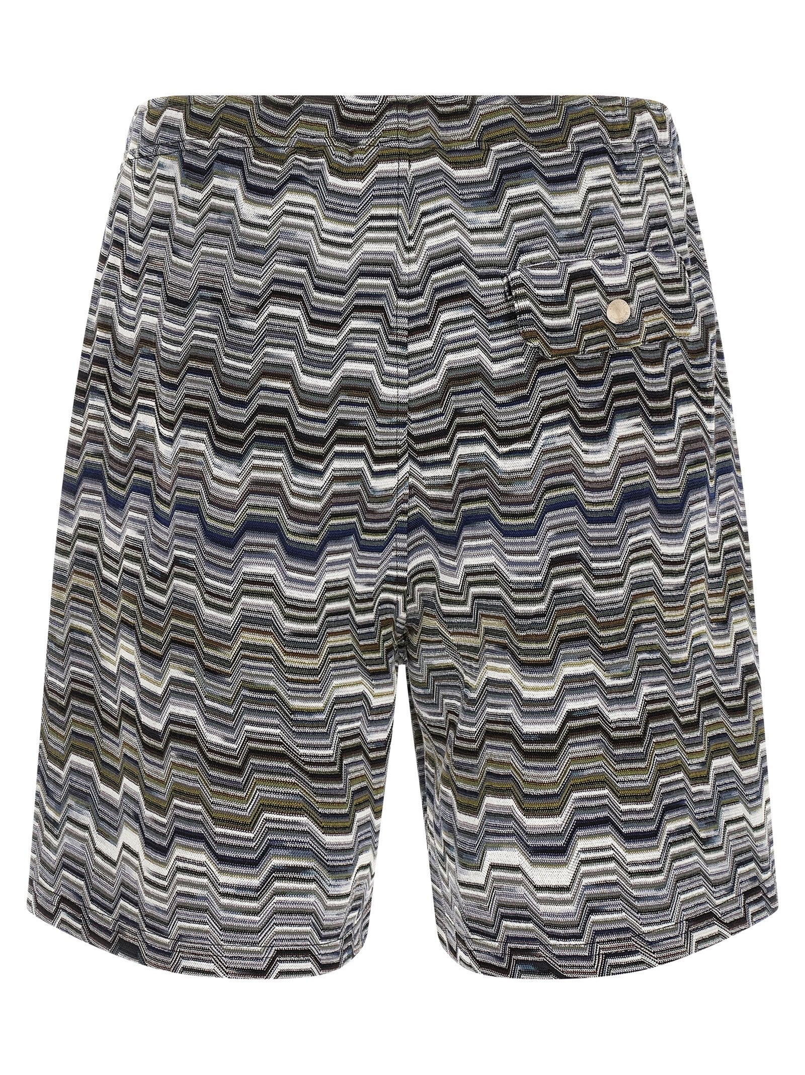 Missoni Irregular Zigzag Bermuda Shorts