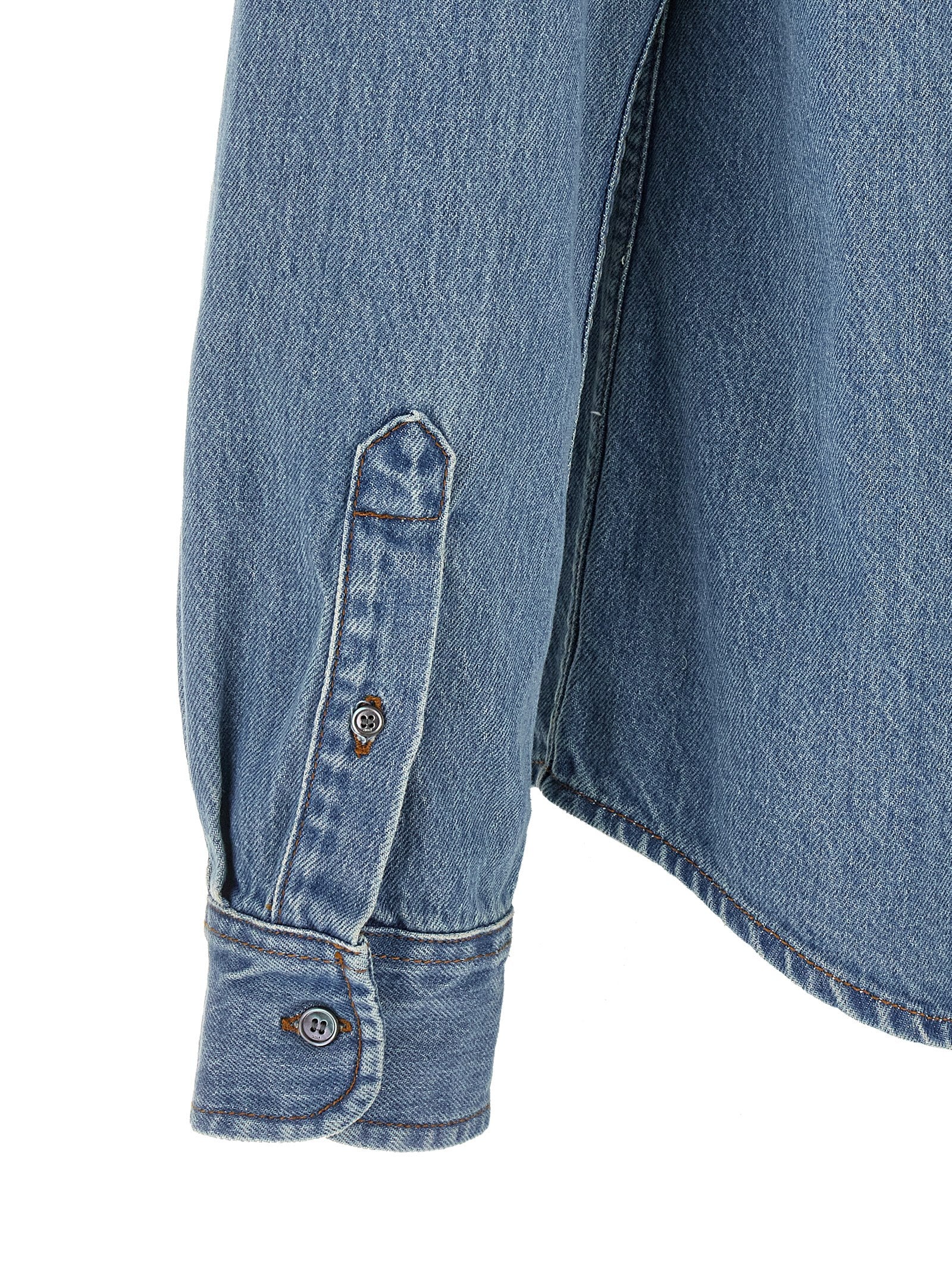 Ami Paris 'Ami De Coeur' Denim Shirt