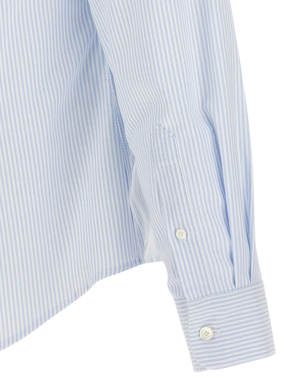 Ami Paris 'Ami De Coeur' Blue Stripes Shirt