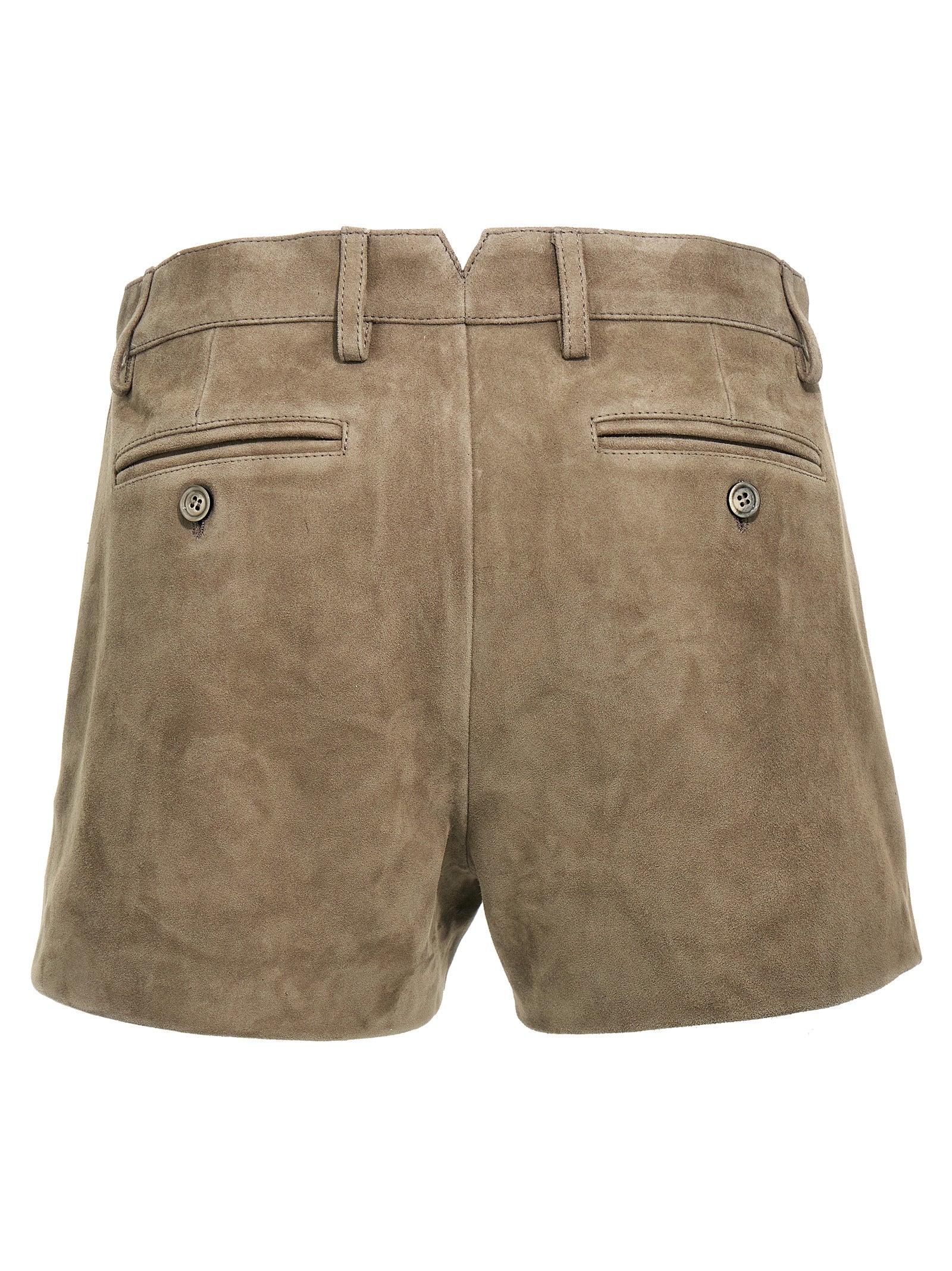 Ami Paris Suede Shorts