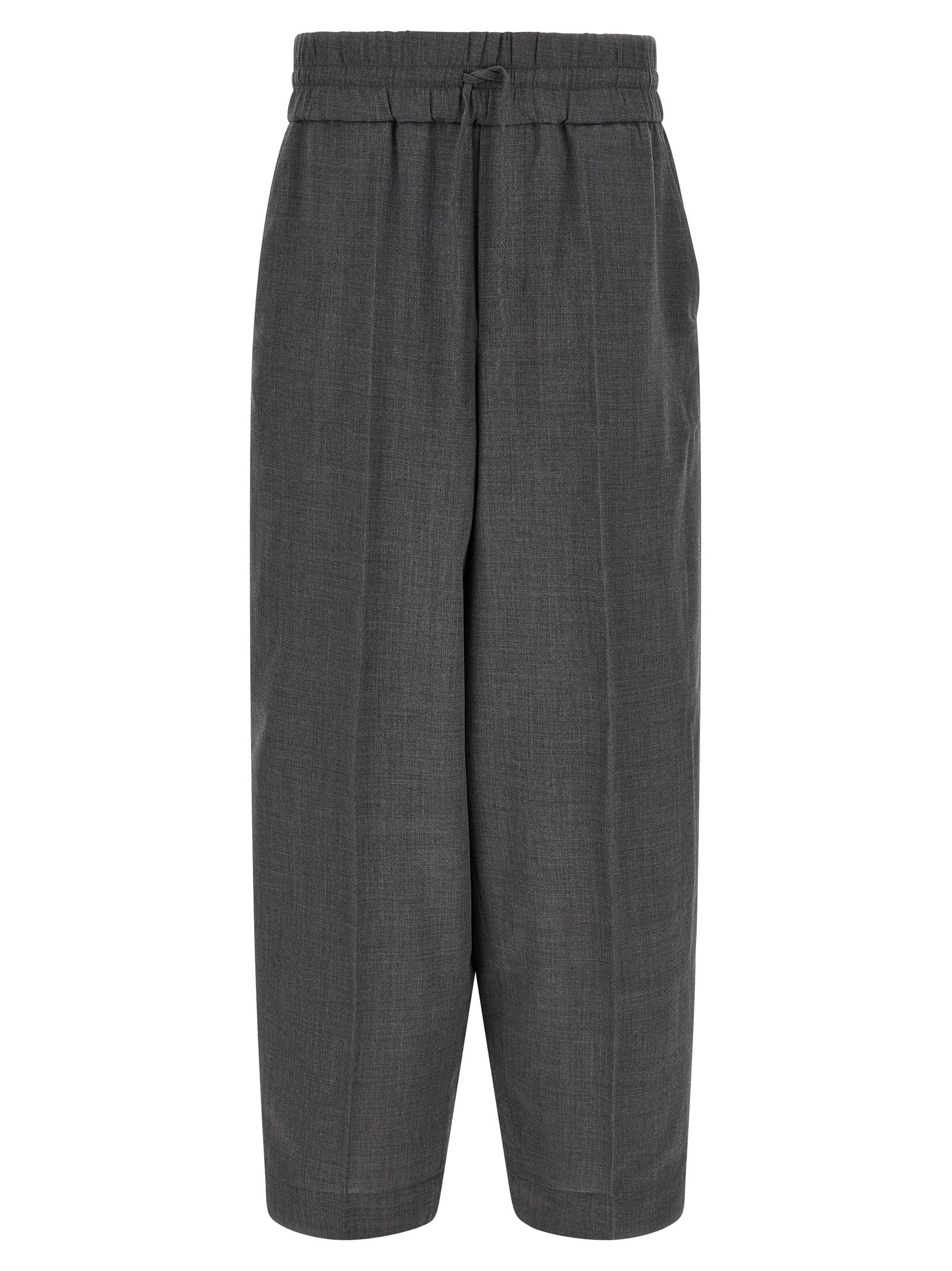 Ami Paris Mélange Wool Pants