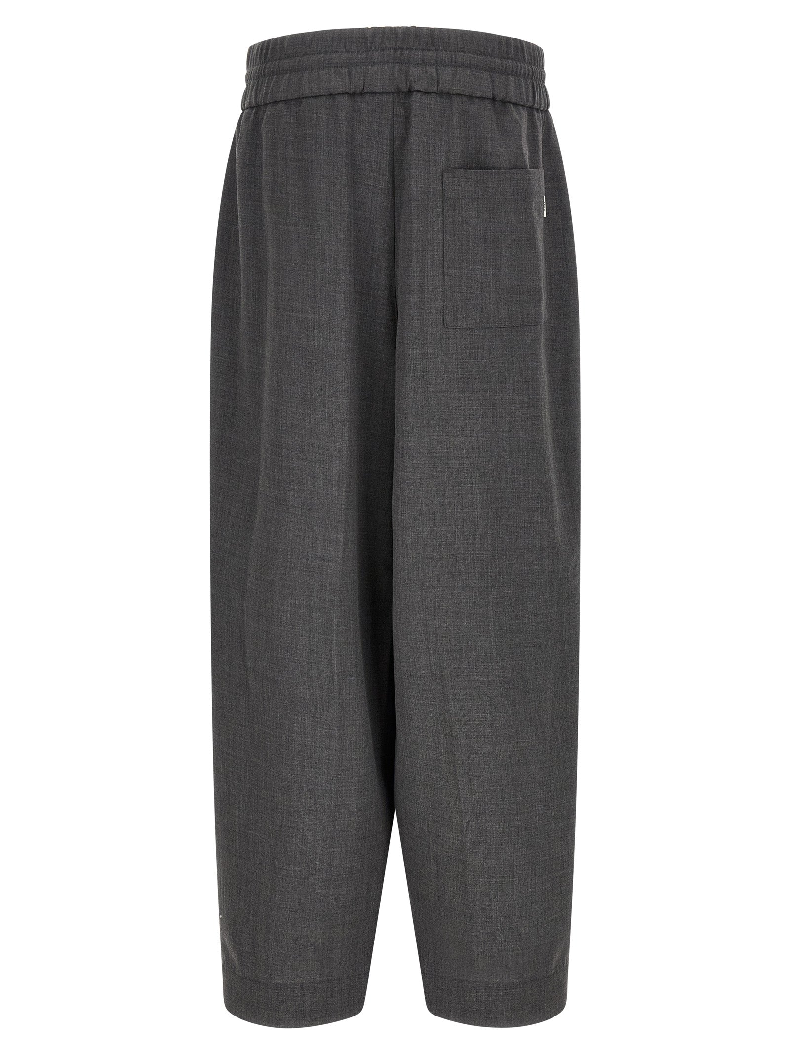 Ami Paris Mélange Wool Pants