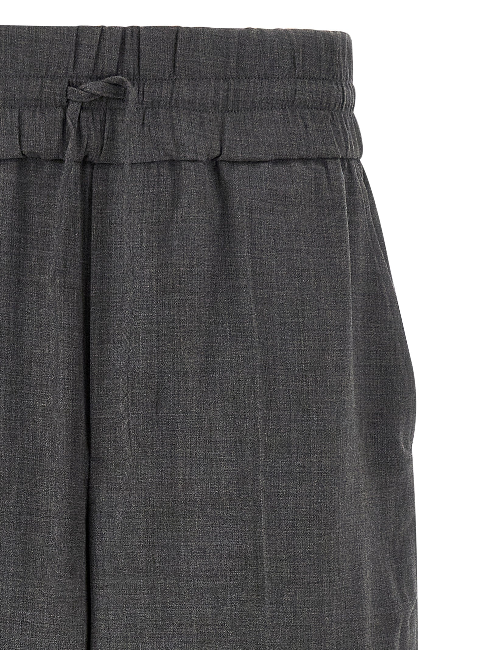 Ami Paris Mélange Wool Pants