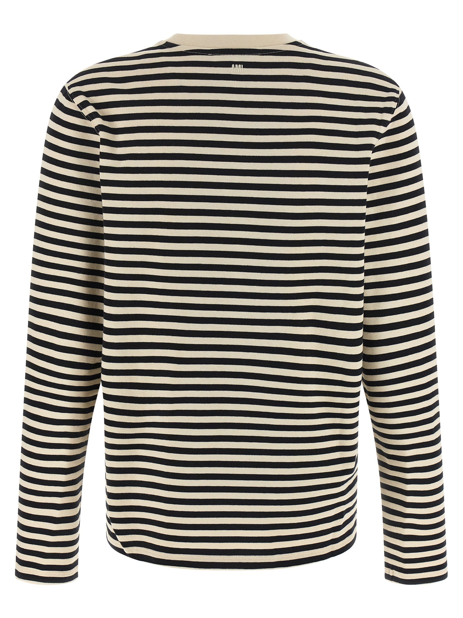 Ami Paris 'Ami De Coeur' Marinière T-Shirt