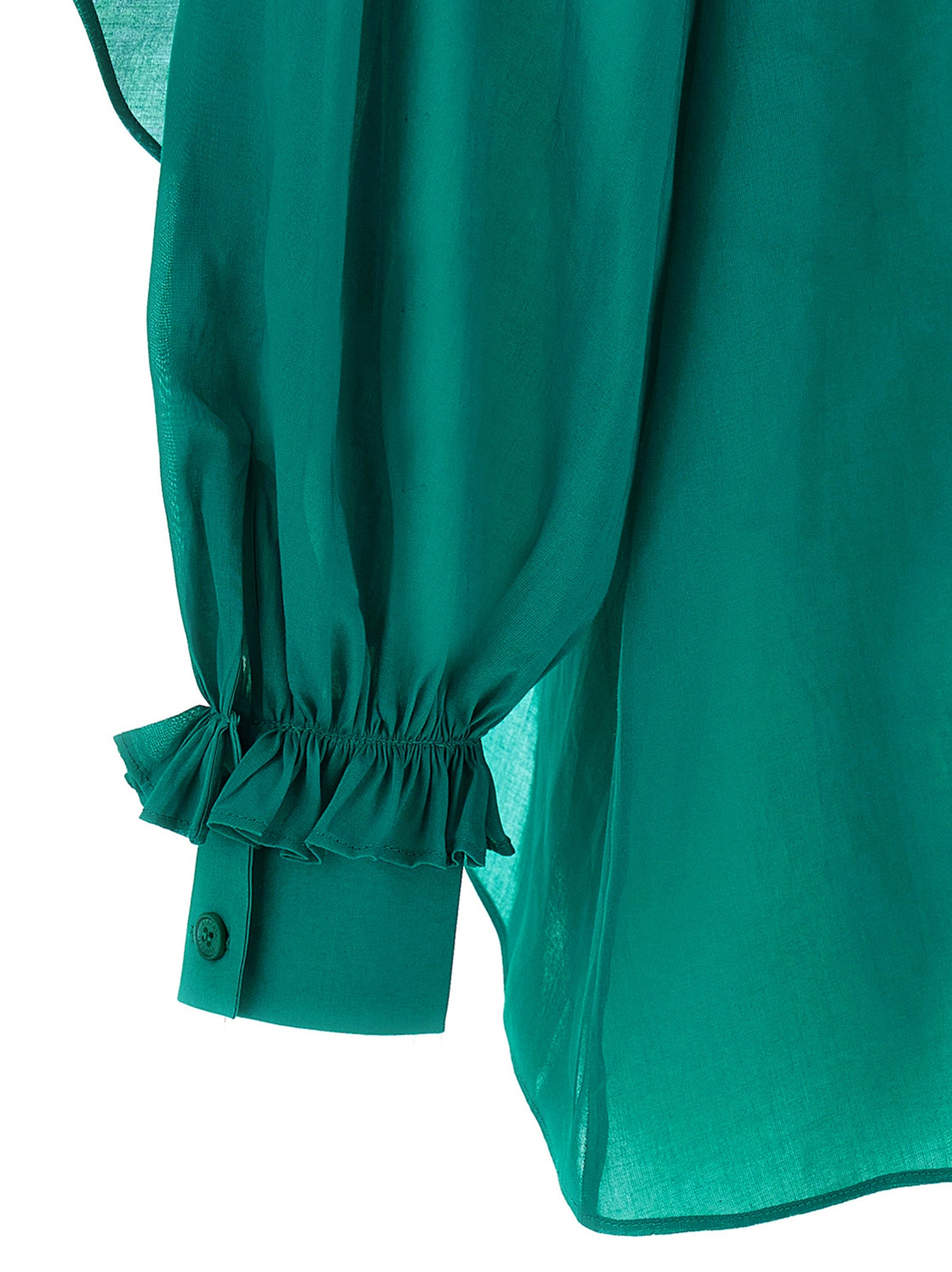 Alberta Ferretti Ruffled Shirt And Ruffles