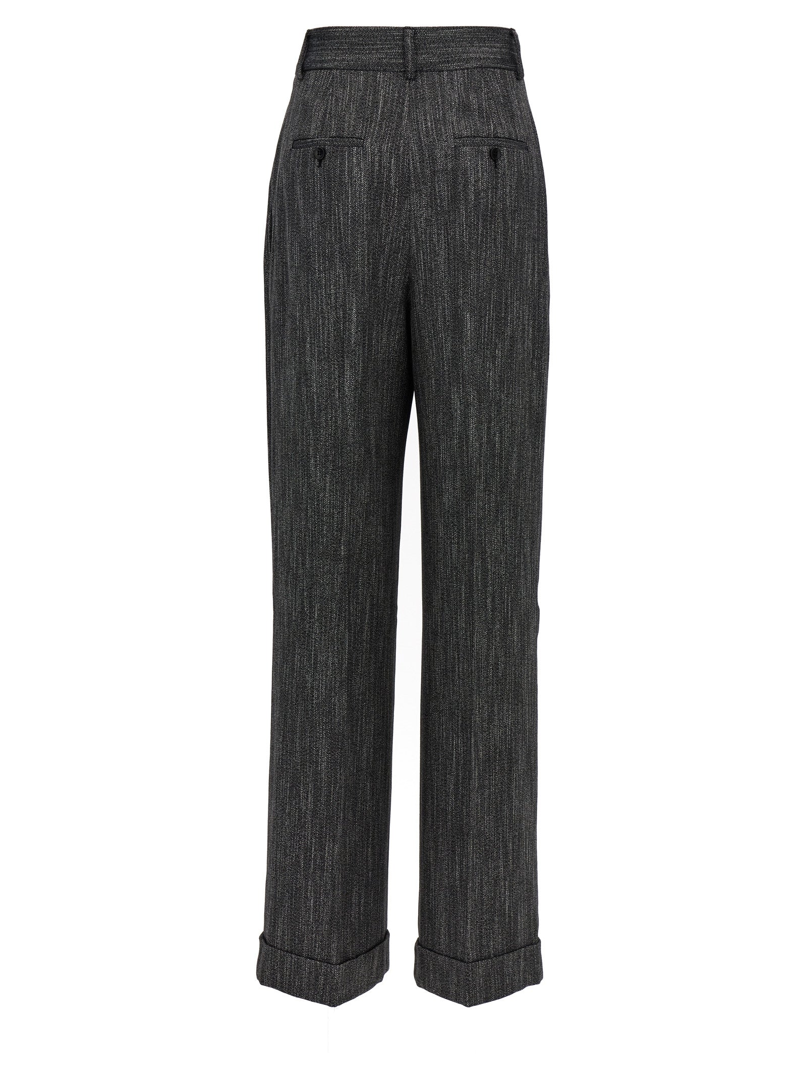 Alberta Ferretti Pants With Front Pleats