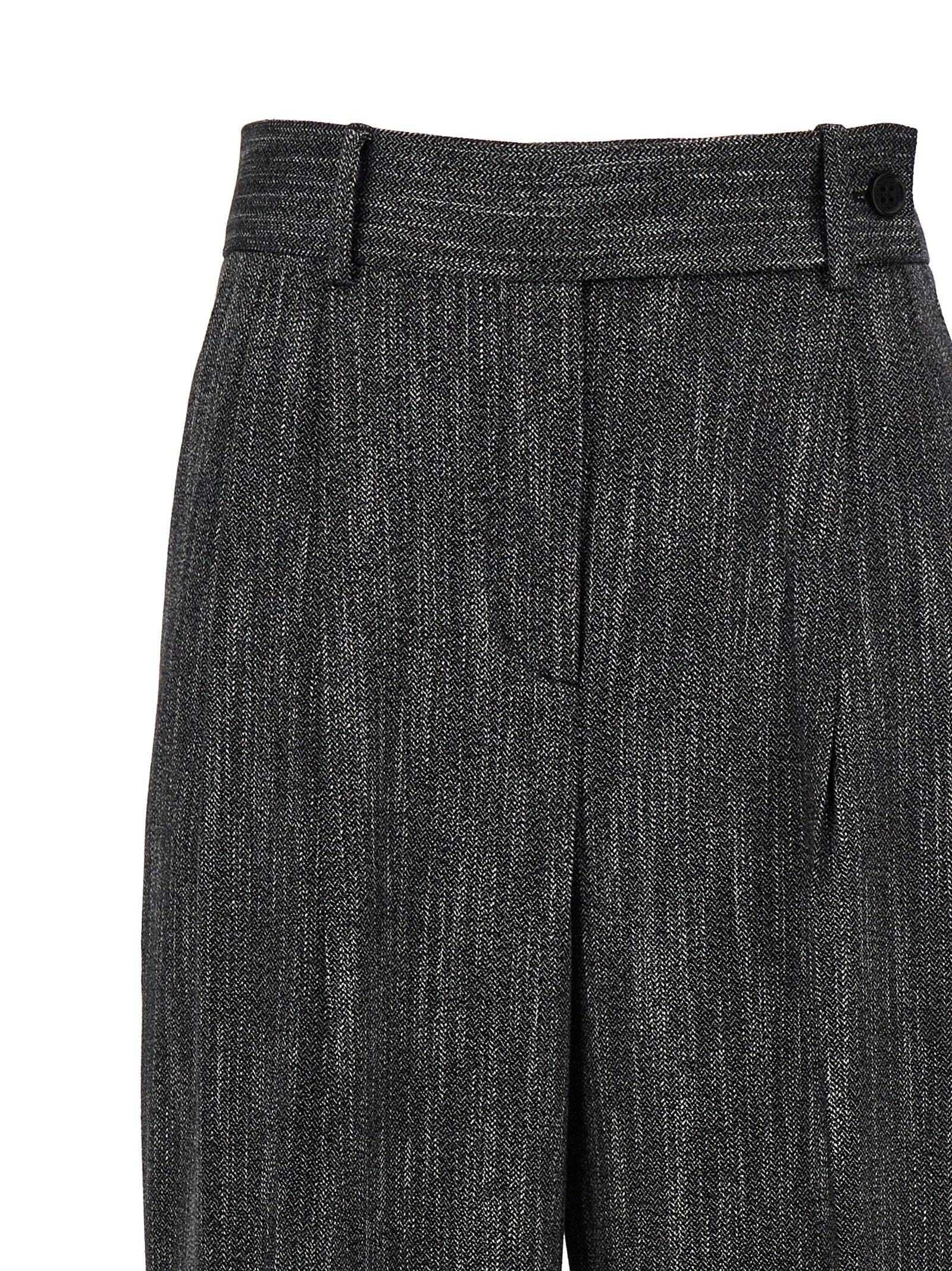 Alberta Ferretti Pants With Front Pleats