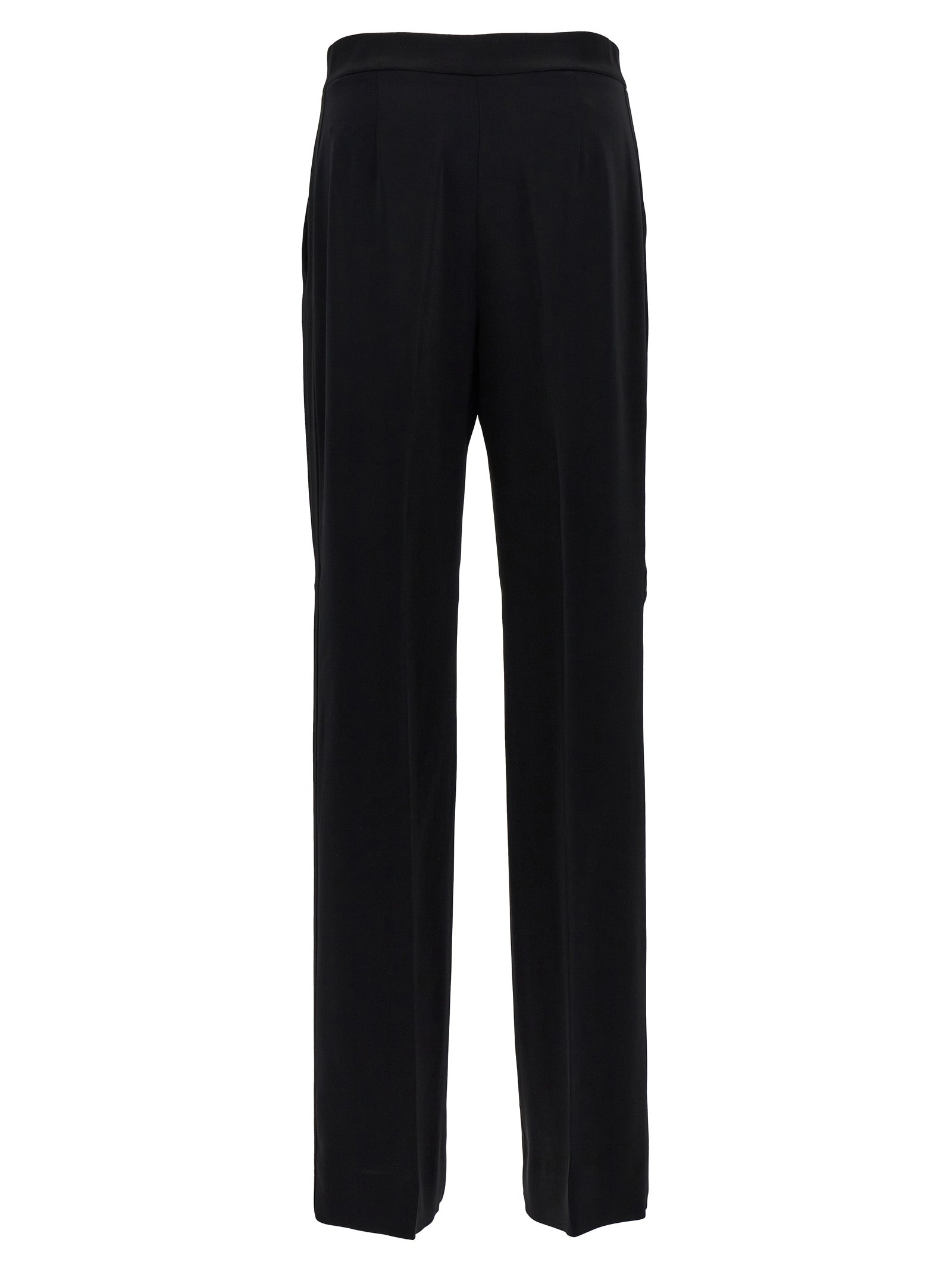 Alberta Ferretti Satin Band Pants