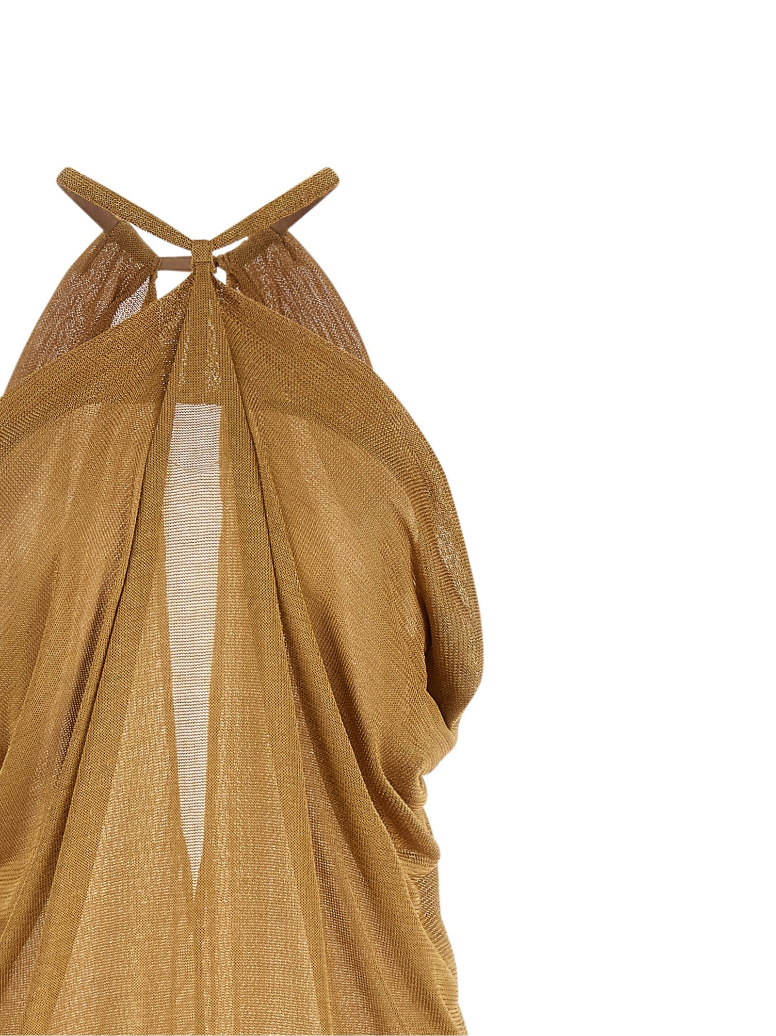 Alberta Ferretti Lurex Dress