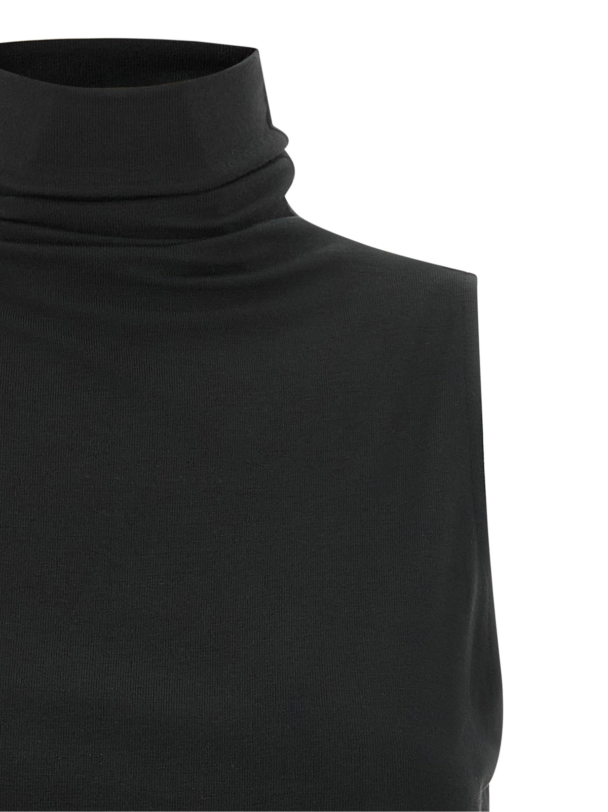 Vince Black Jersey Turtleneck Sweater