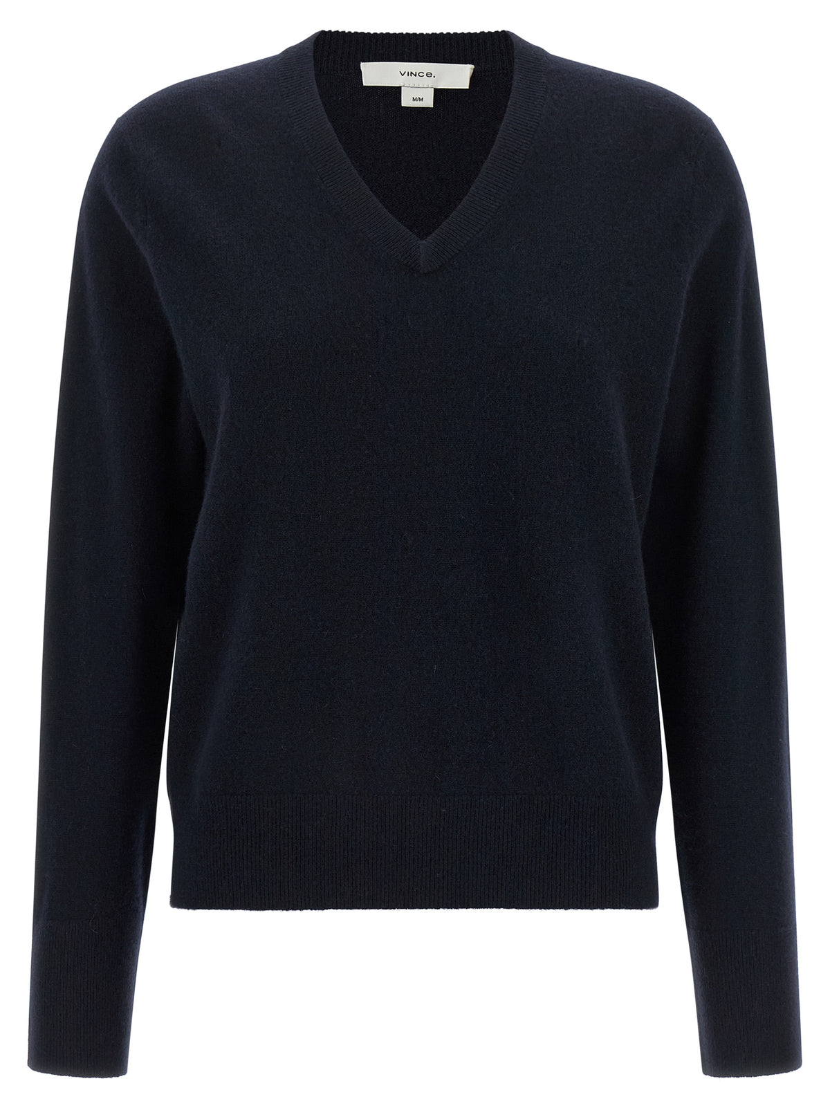 Vince Blue Cashmere V-Neck Sweater