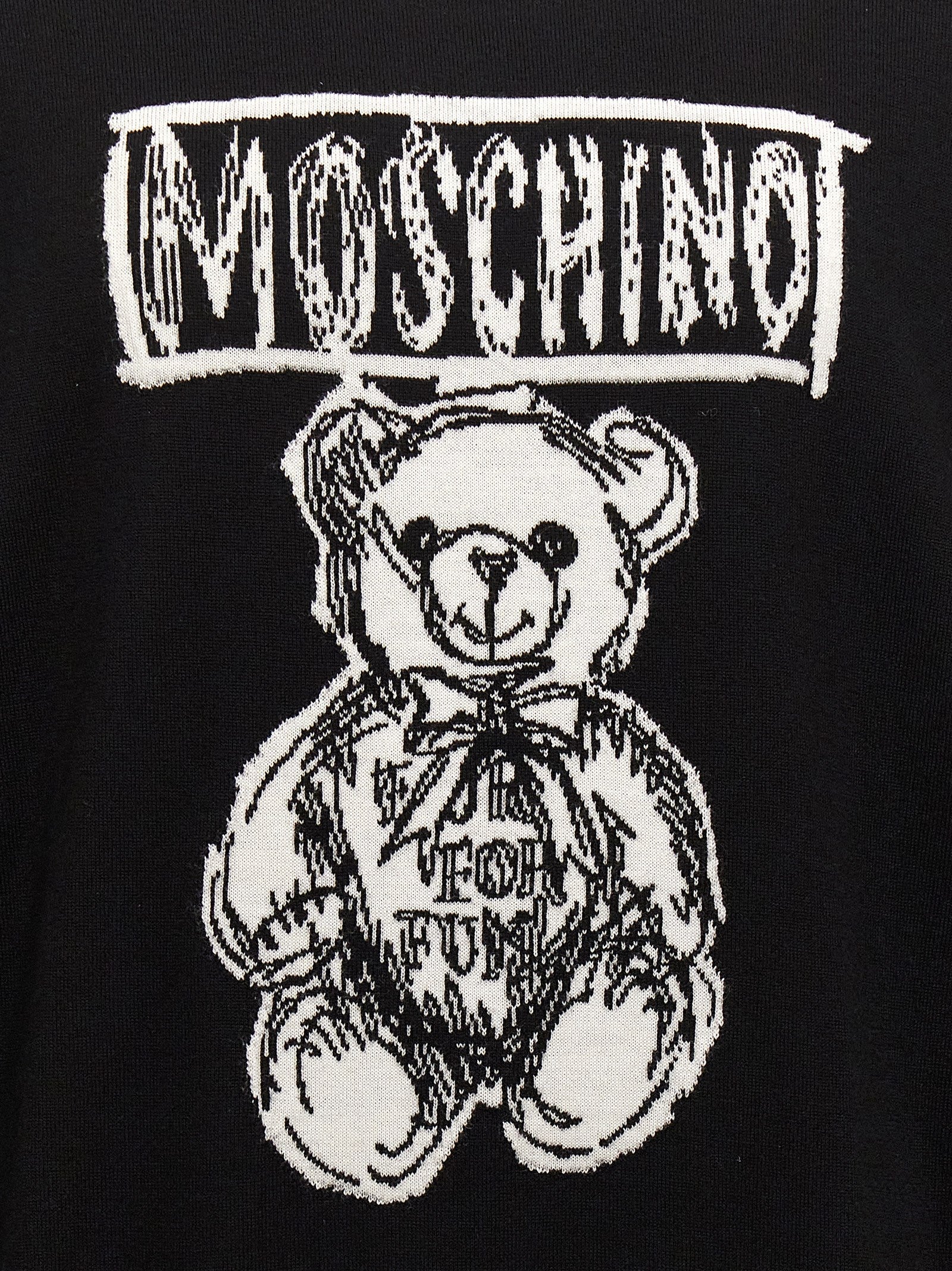 Moschino Logo Intarsia Sweater