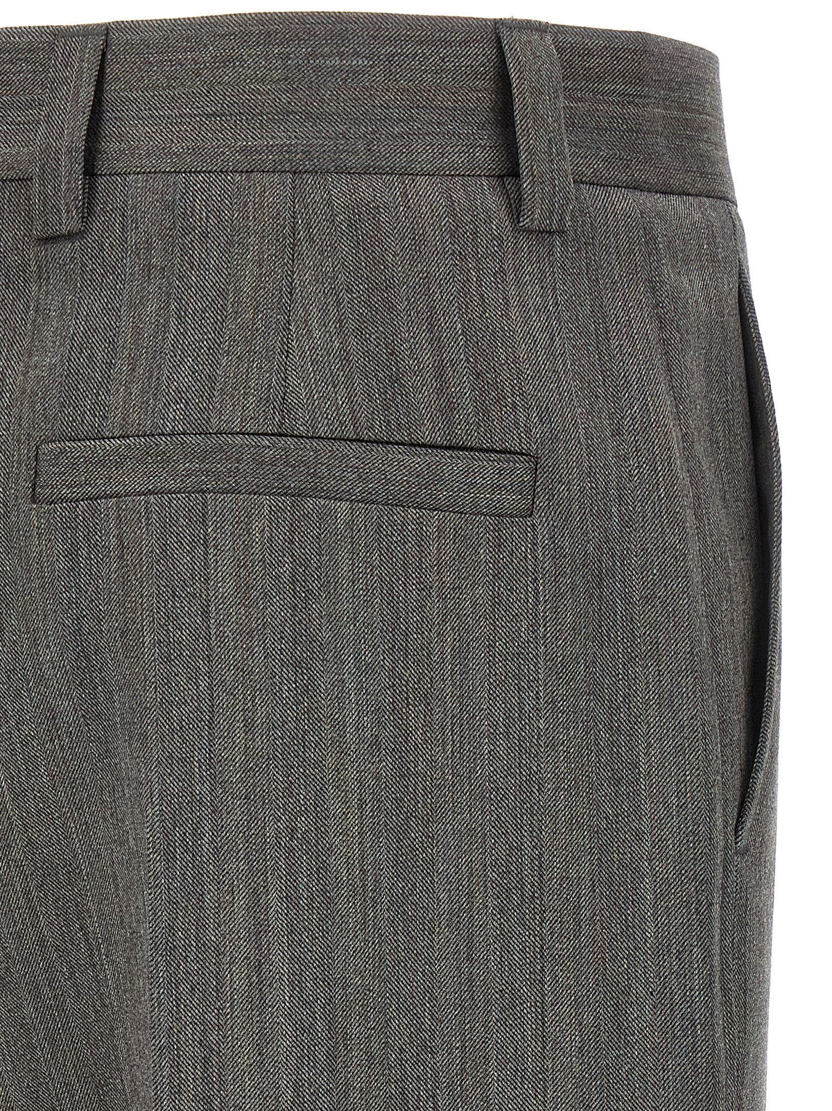 Valentino Garavani Valentino Garavani 'Collection' Grey Pants