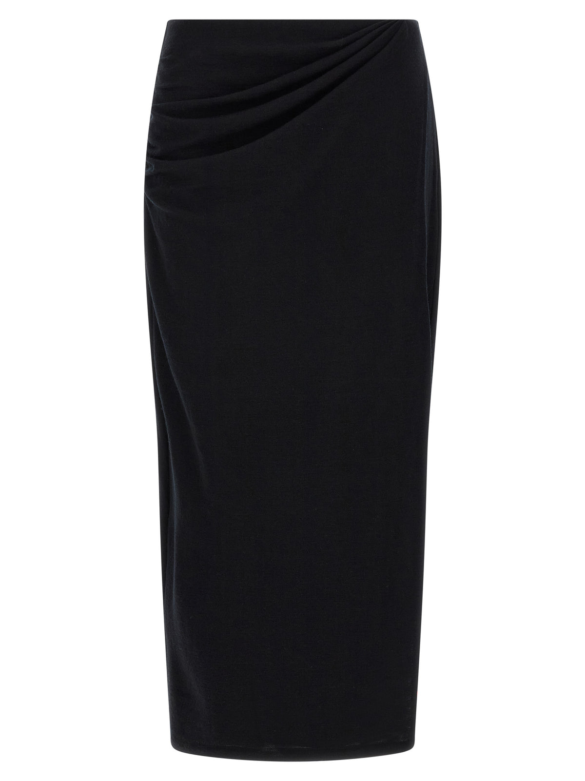 Vince Black Waist Draped Skirt