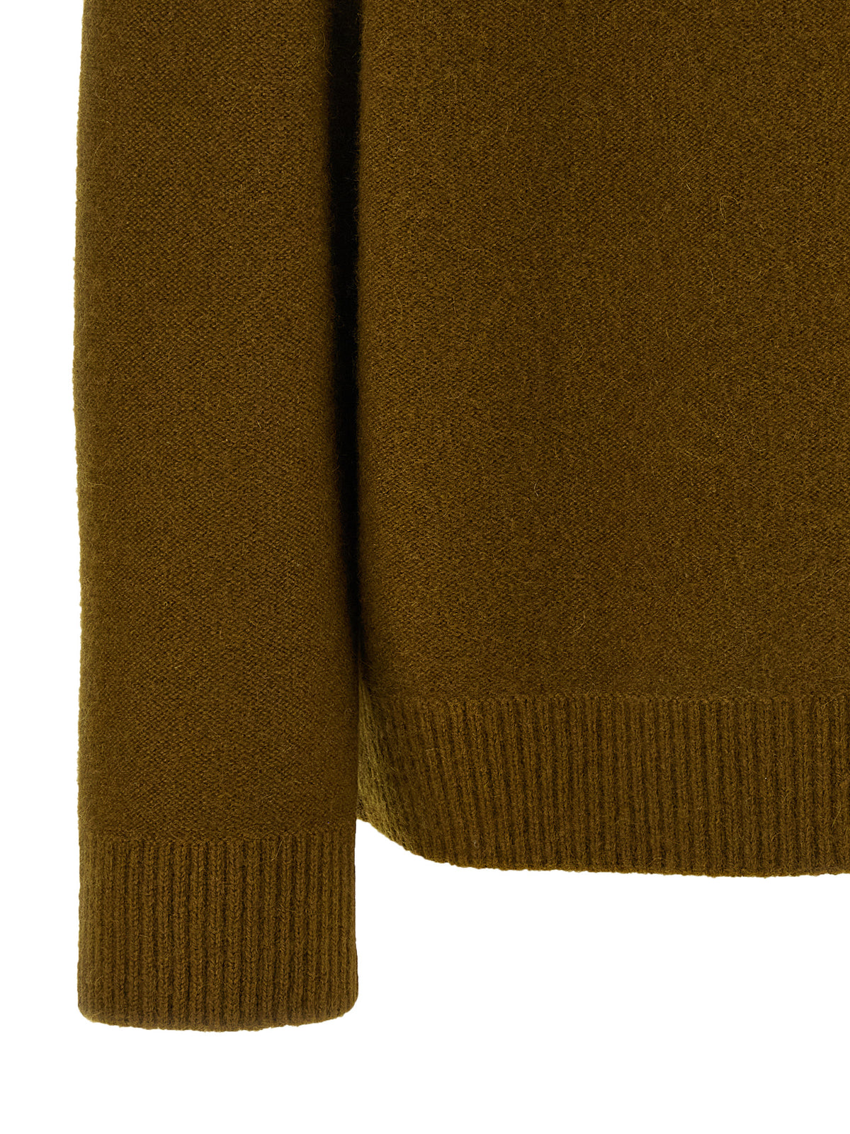Vince Green Round-Neck Cashmere Sweater