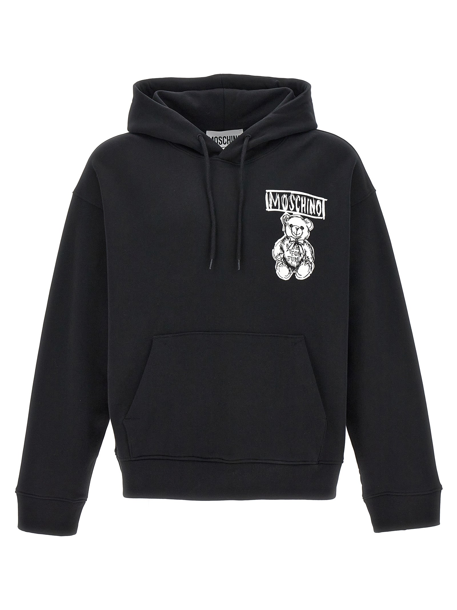 Moschino Logo Print Hoodie