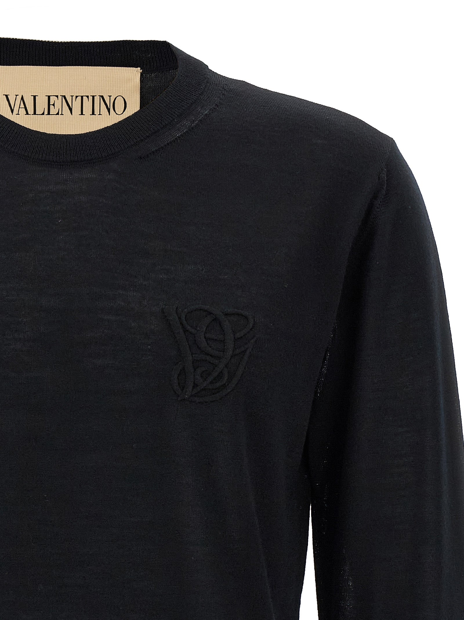 Valentino Garavani Valentino Garavani Logo Embroidery Sweater
