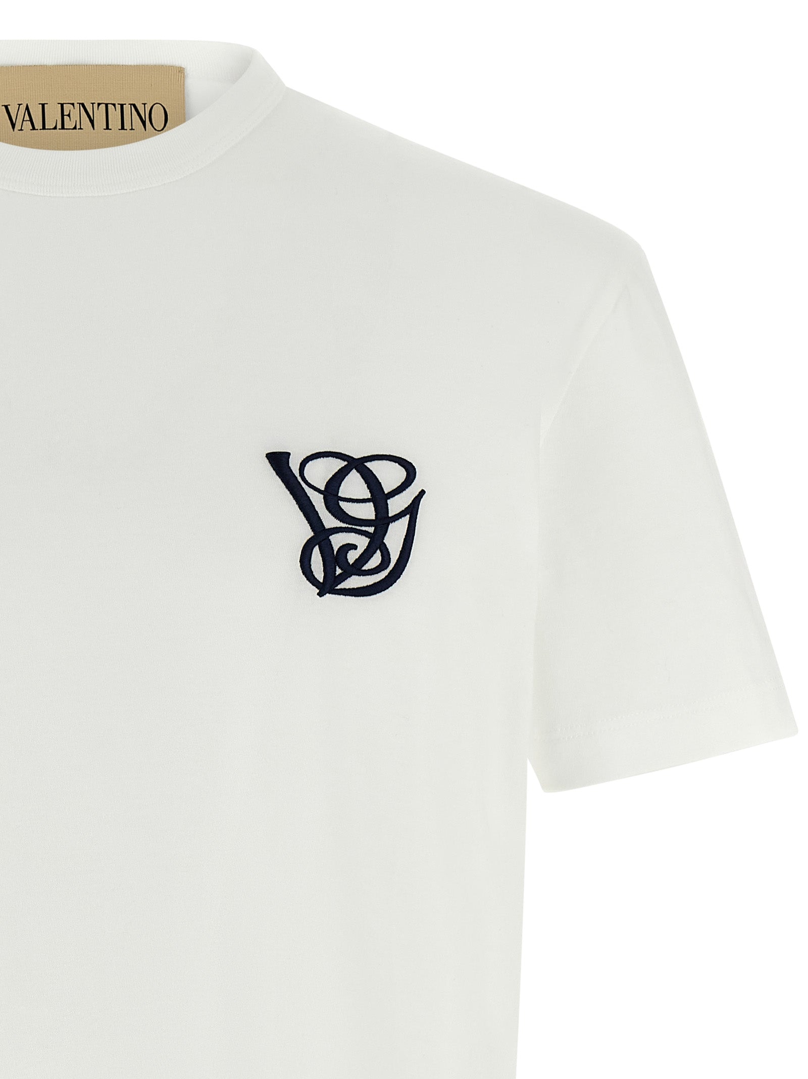 Valentino Garavani Valentino Garavani Logo Embroidery T-Shirt