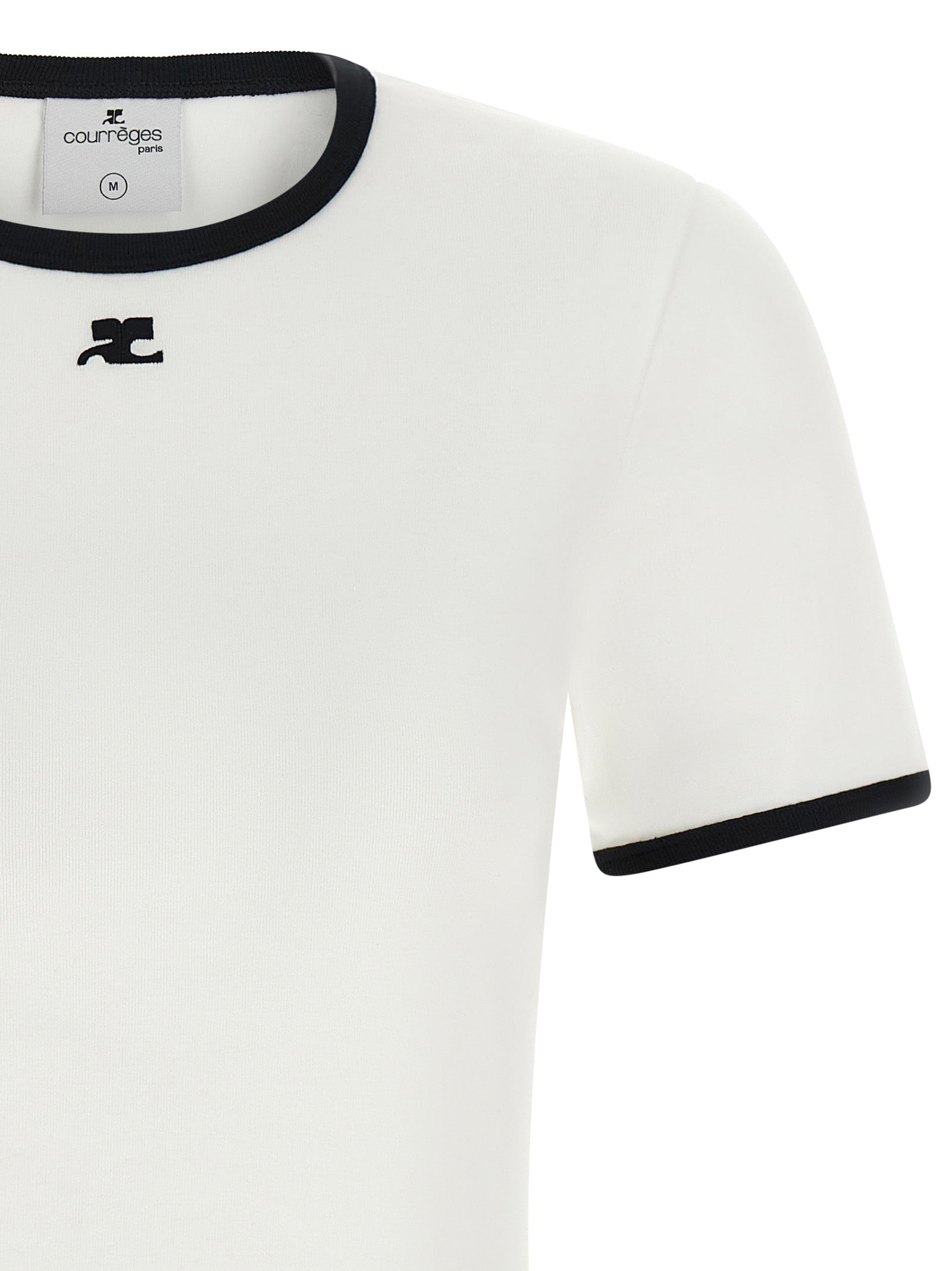 Courreges 'Signature Contrast' T-Shirt