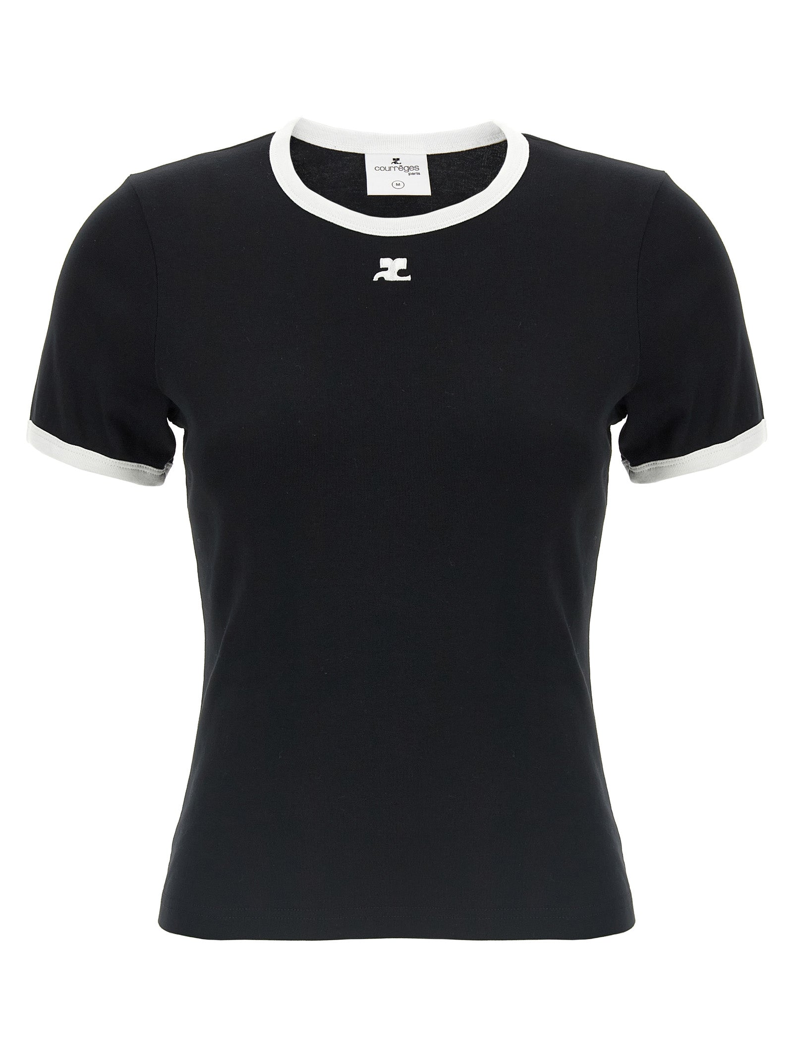 Courreges 'Signature Contrast' T-Shirt
